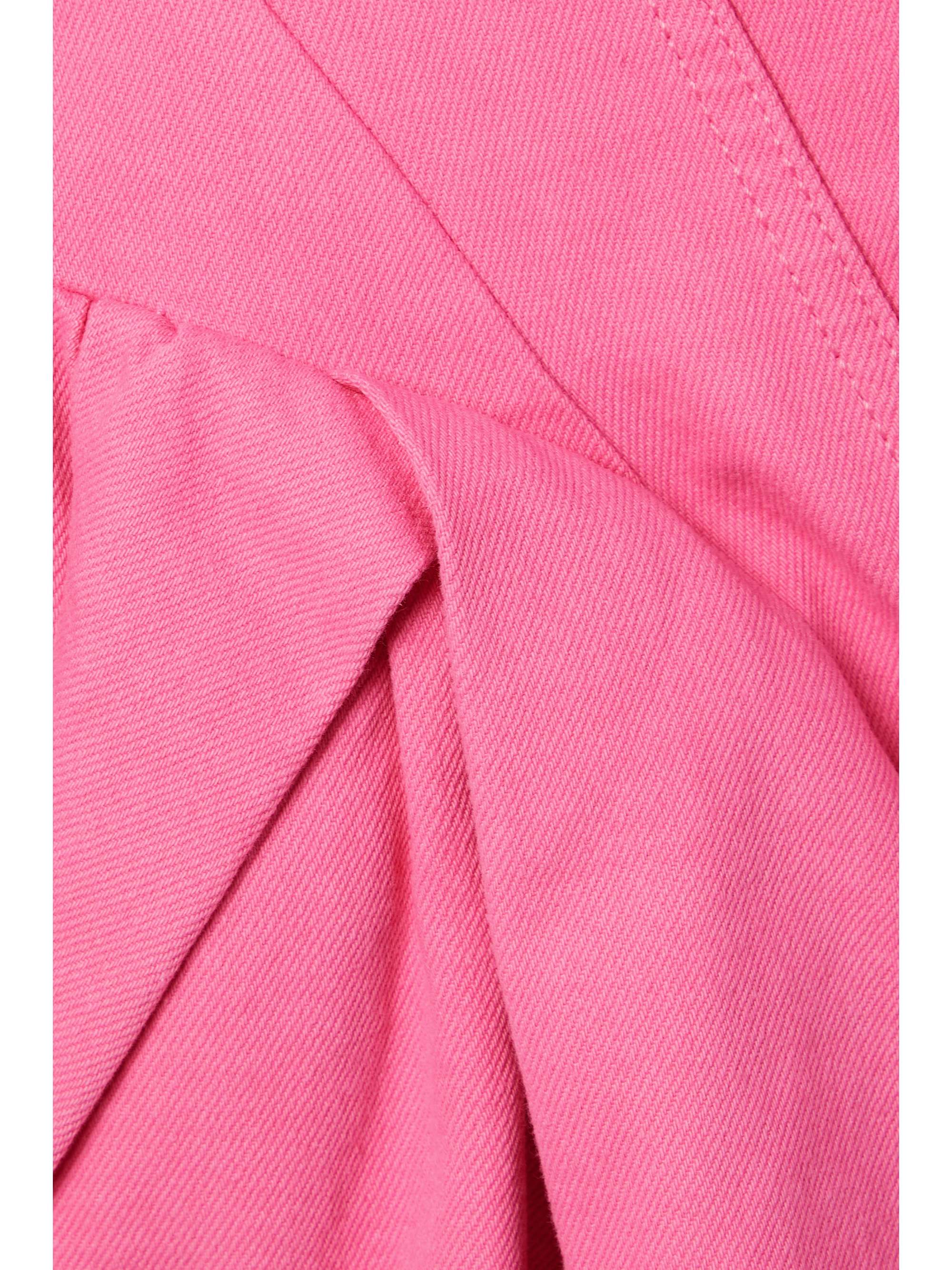 MARQUES' ALMEIDA Frayed ruffled denim top