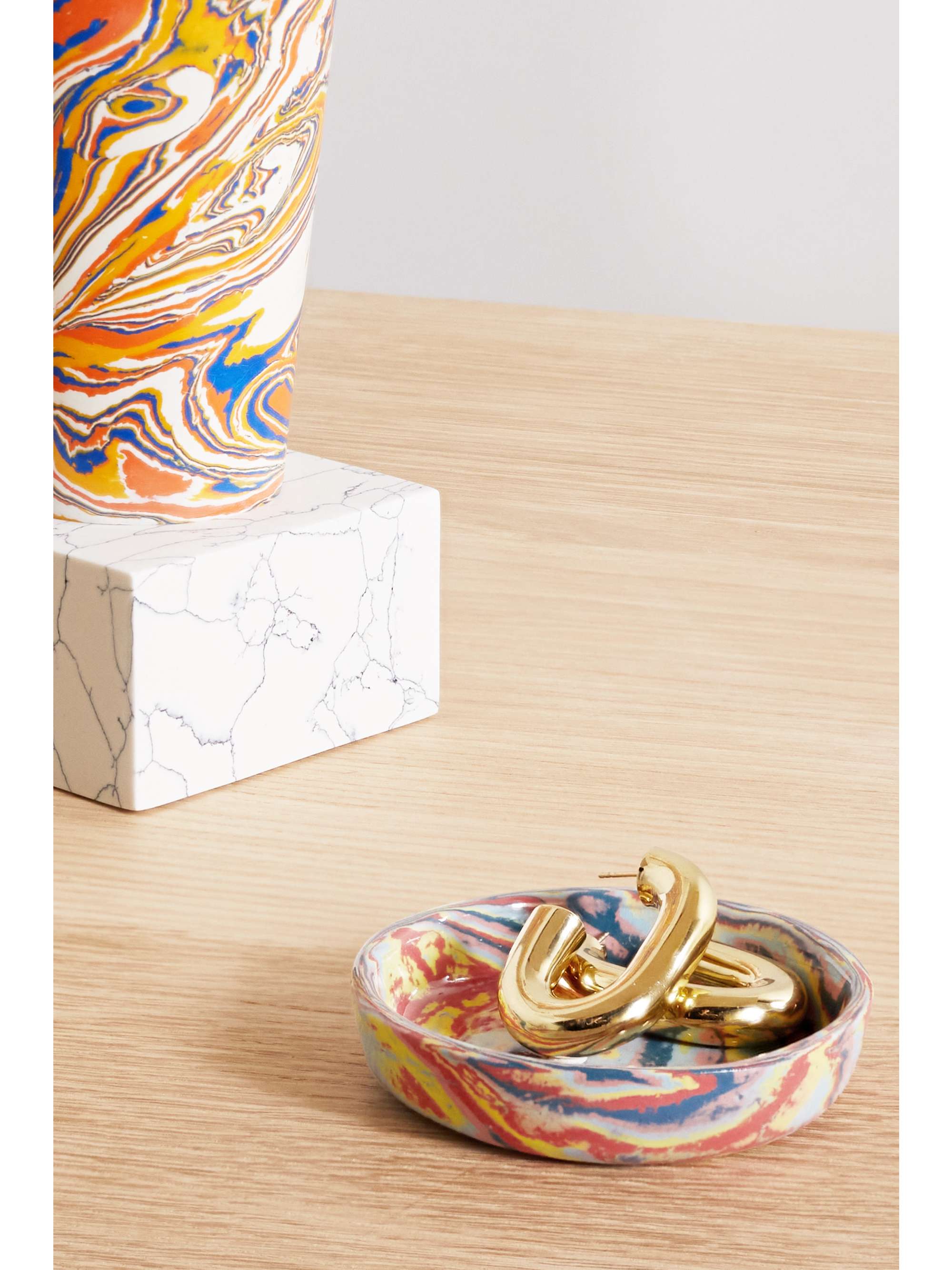 CHLOÉ + Caroline Denervaud small printed ceramic bowl