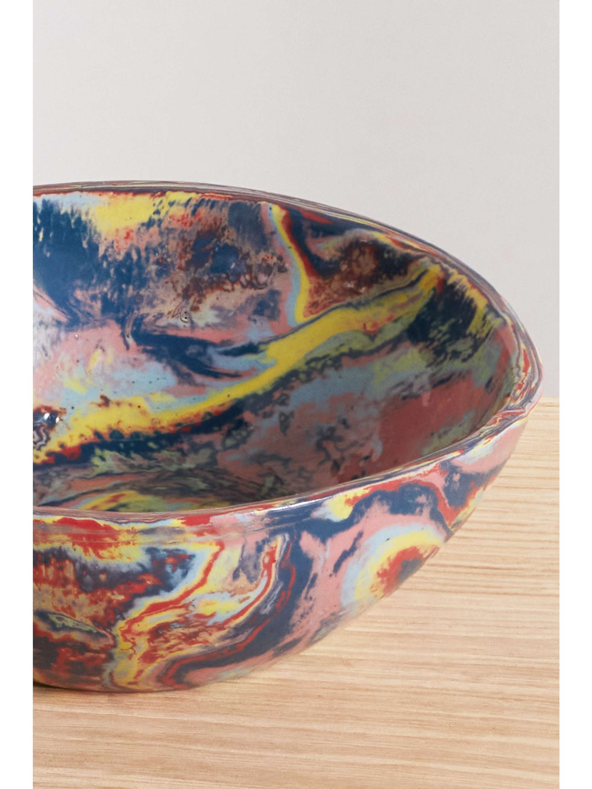 CHLOÉ + Caroline Denervaud large printed ceramic bowl