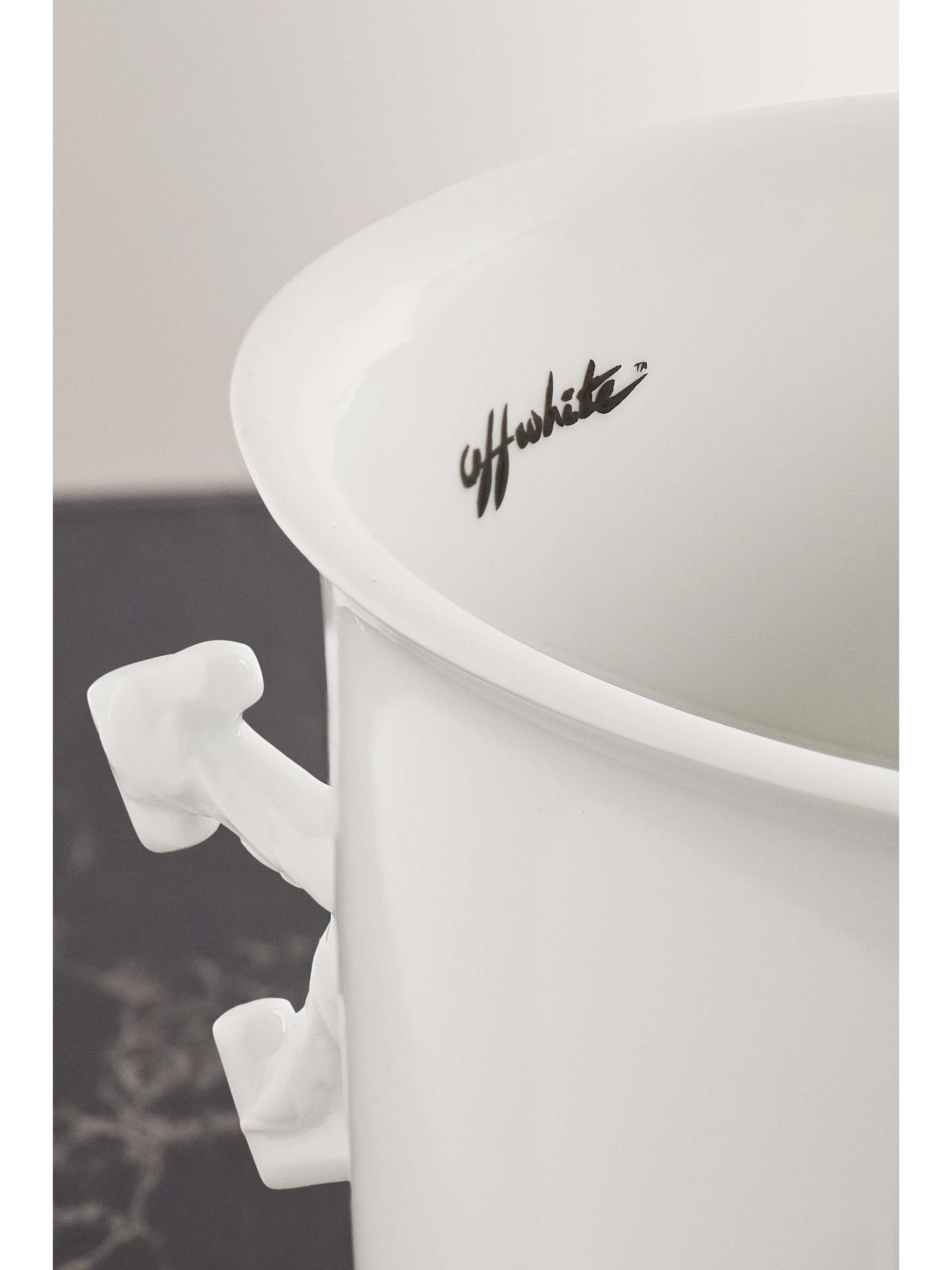 GINORI 1735 + Off-White small porcelain vase