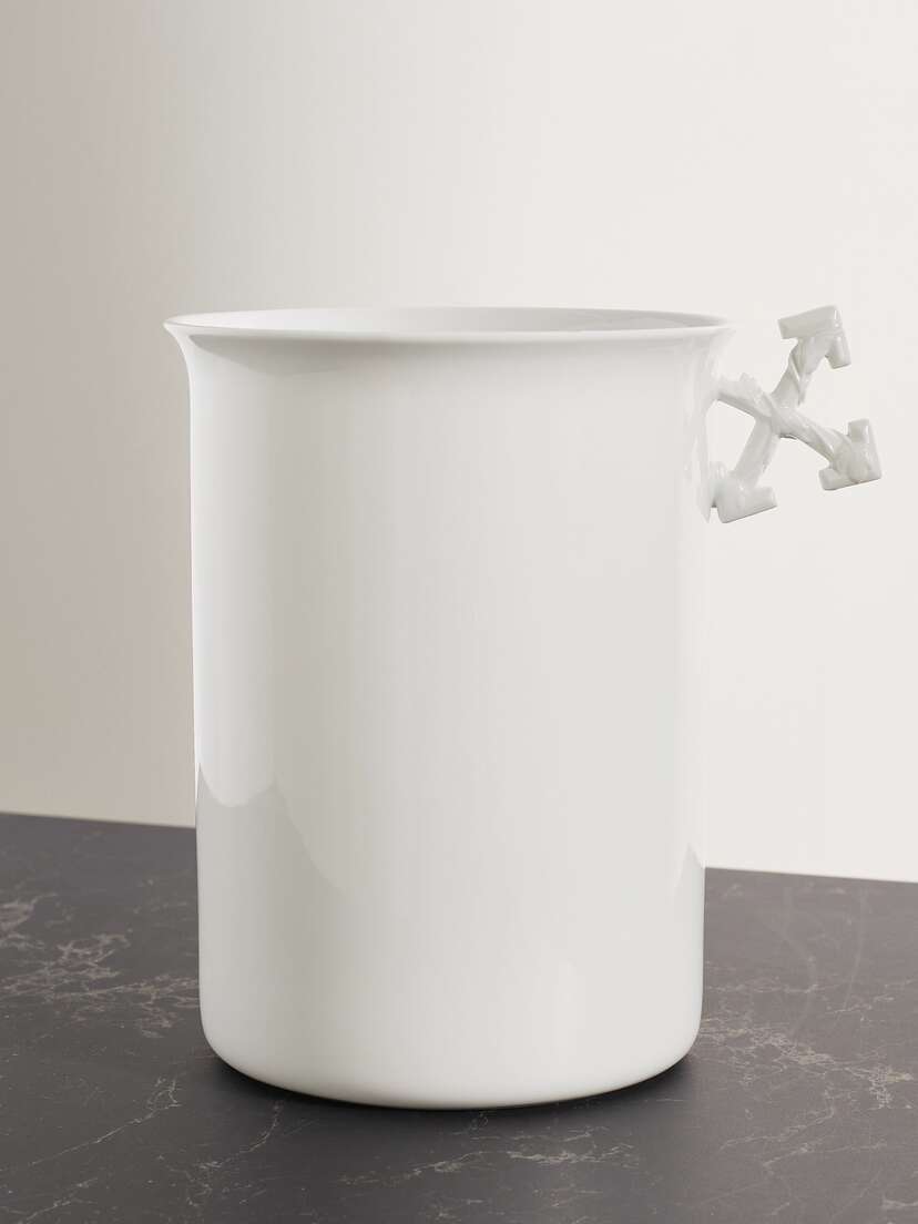 GINORI 1735 + Off-white Large Porcelain Vase
