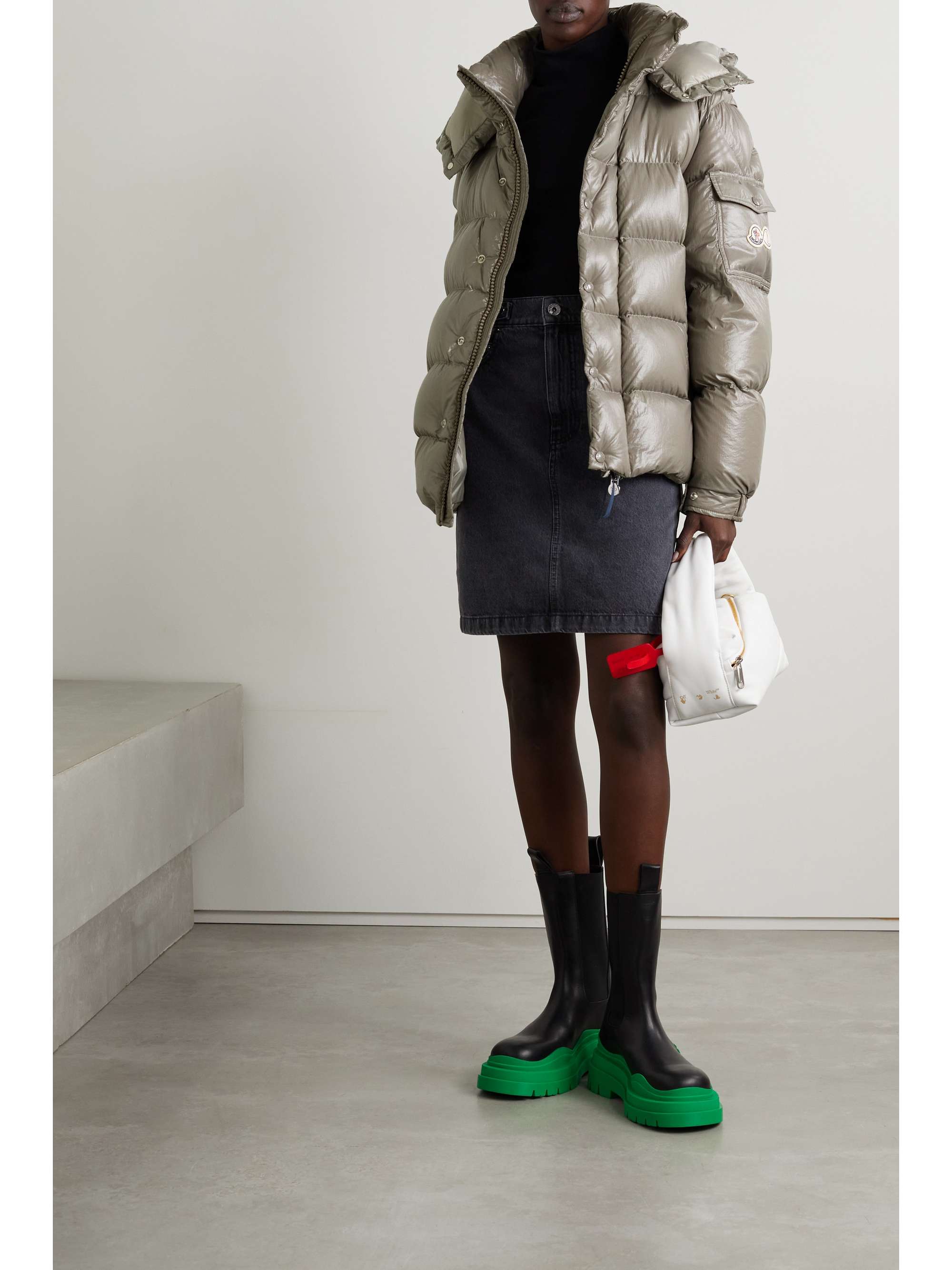 MONCLER GENIUS Maya quilted shell down jacket