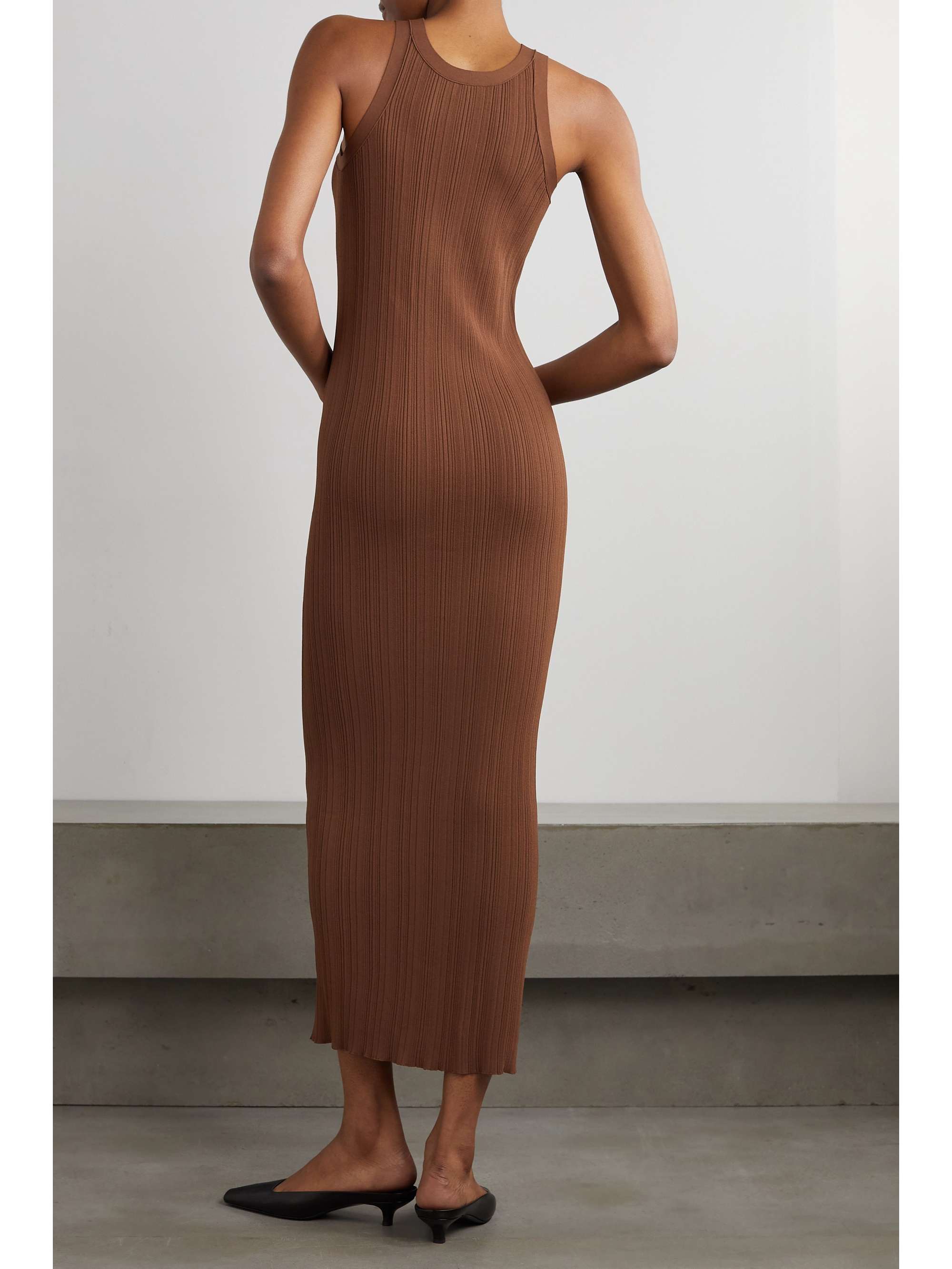 TOTEME Ribbed-knit midi dress
