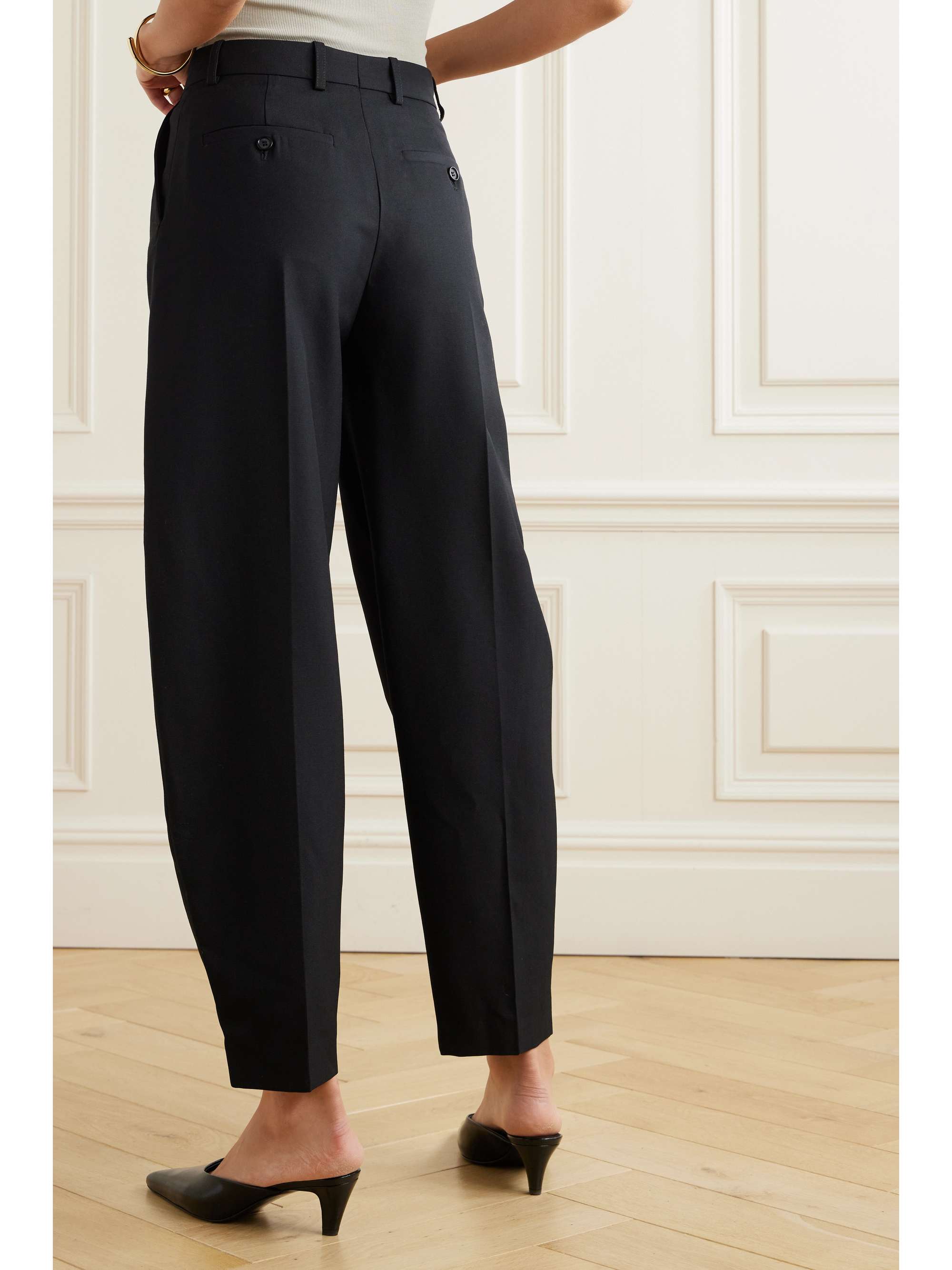 TOTEME Recycled woven tapered pants