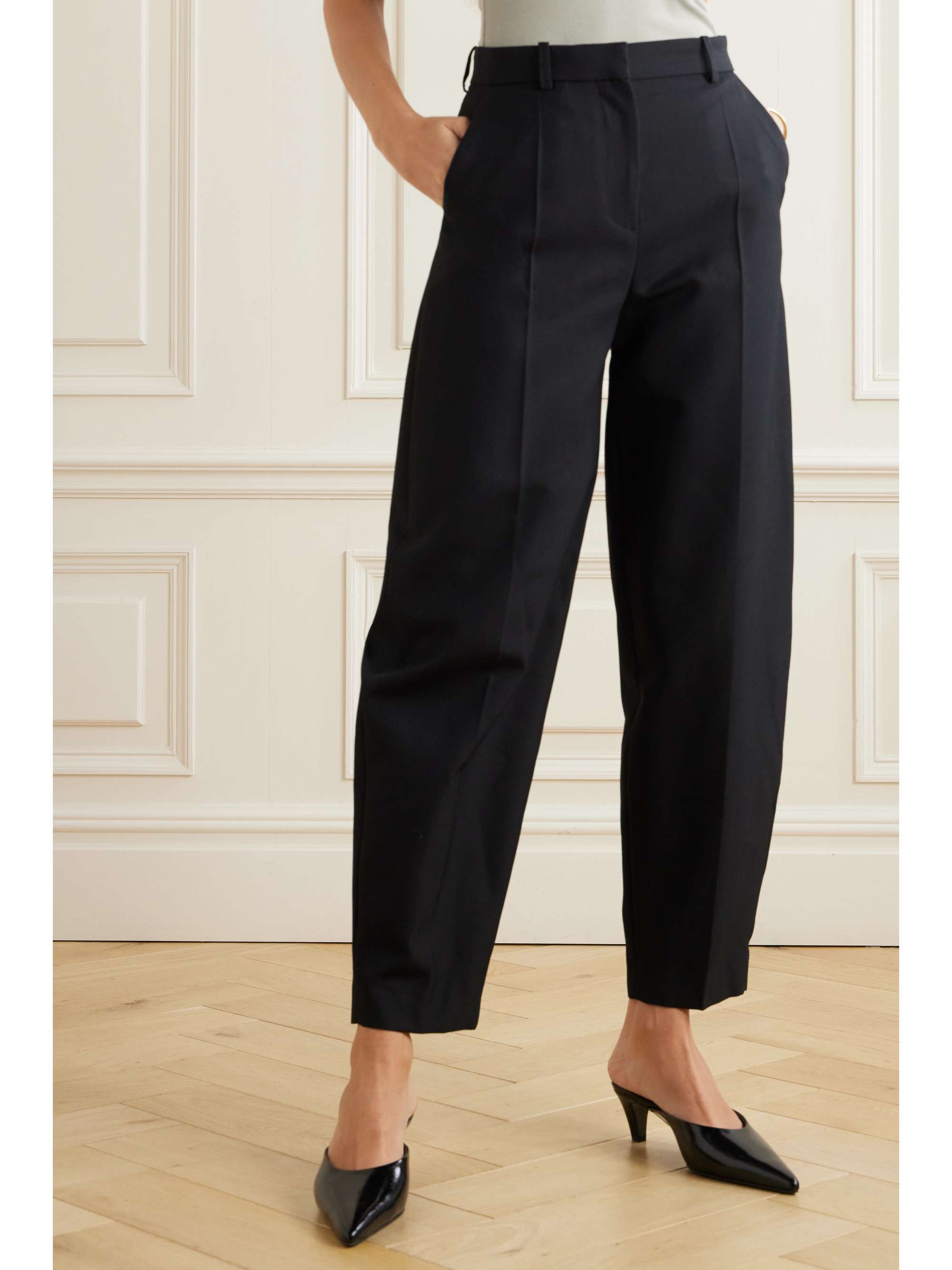 TOTEME Recycled woven tapered pants