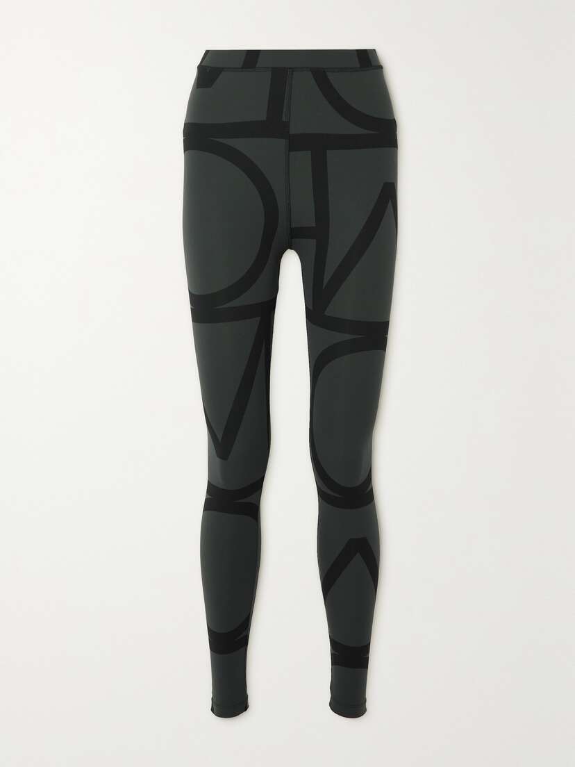 TOTEME + Net Sustain Printed Stretch Recycled-jersey Leggings
