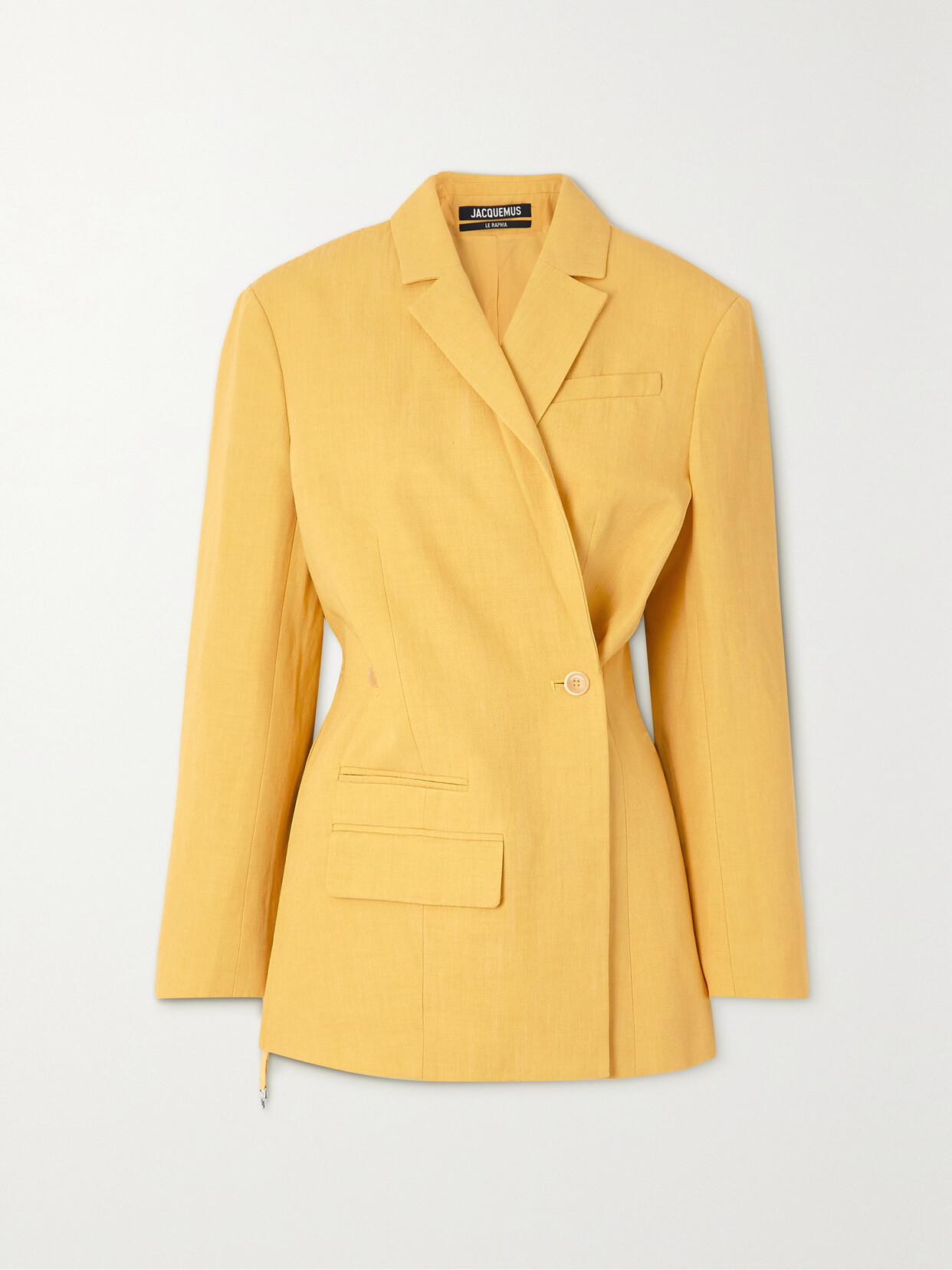 Jacquemus - Linen-blend Blazer - Yellow