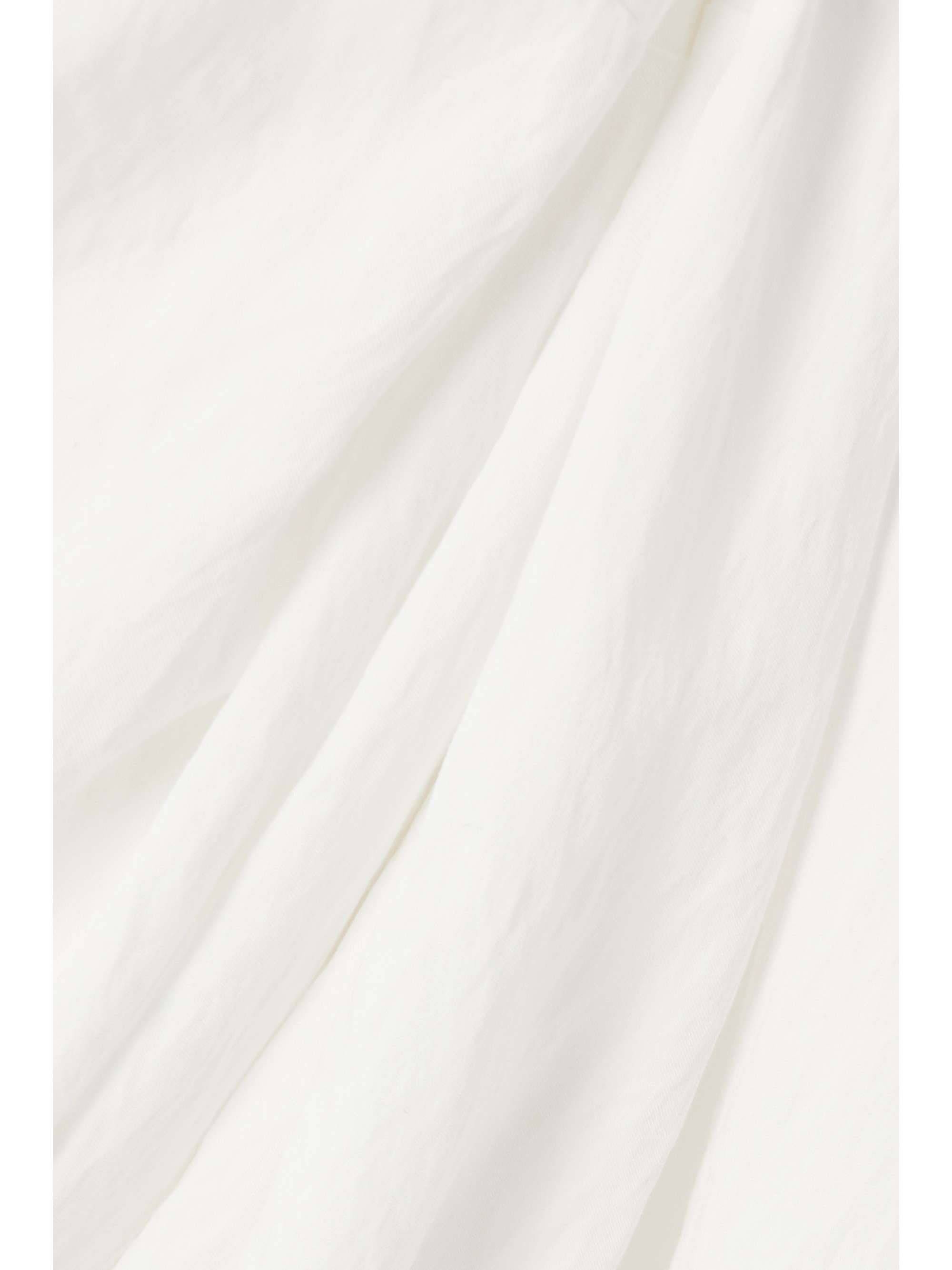 JACQUEMUS Saudade asymmetric draped twill dress