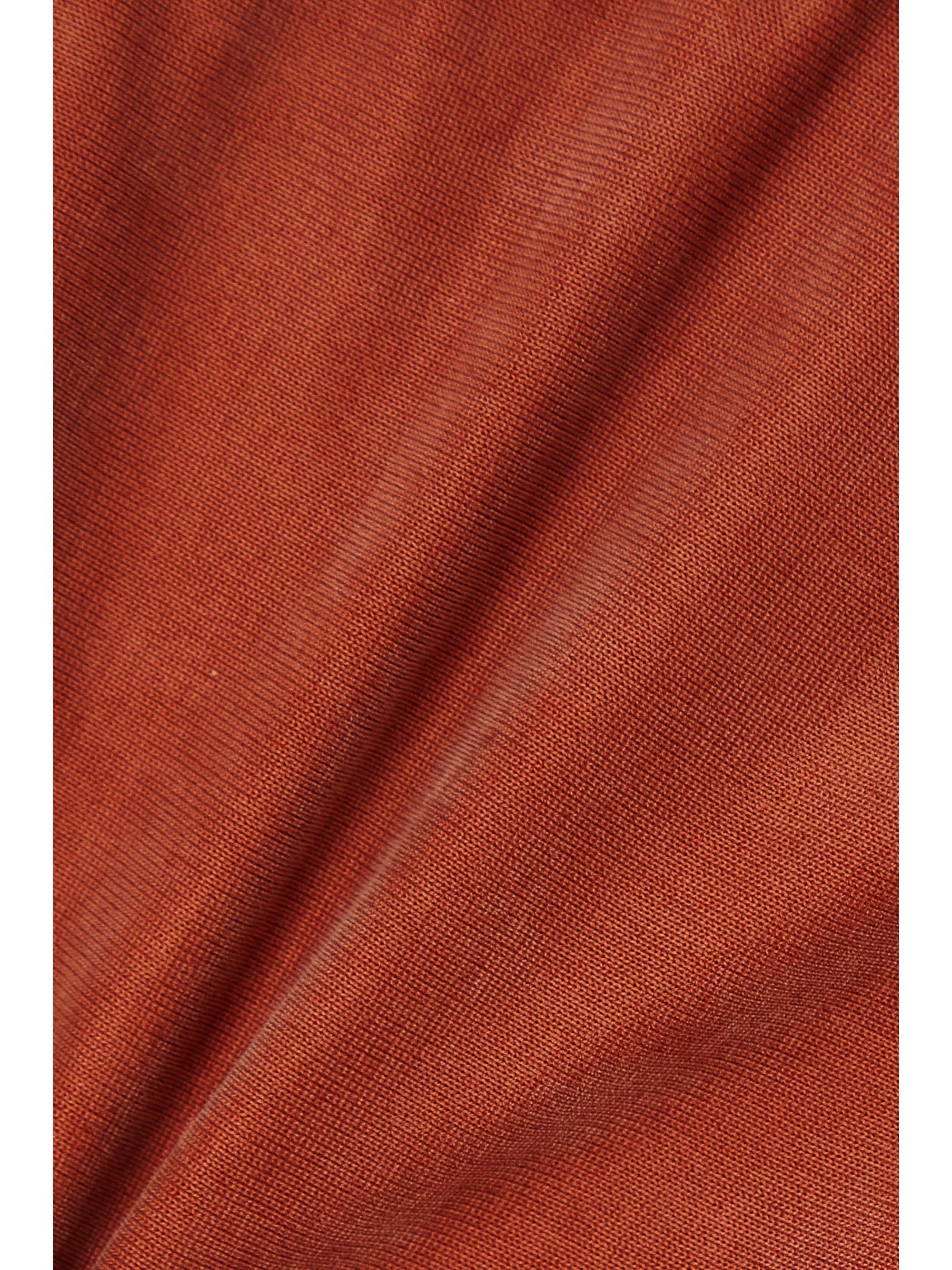 JACQUEMUS Espelho cropped asymmetric stretch-jersey bandeau top