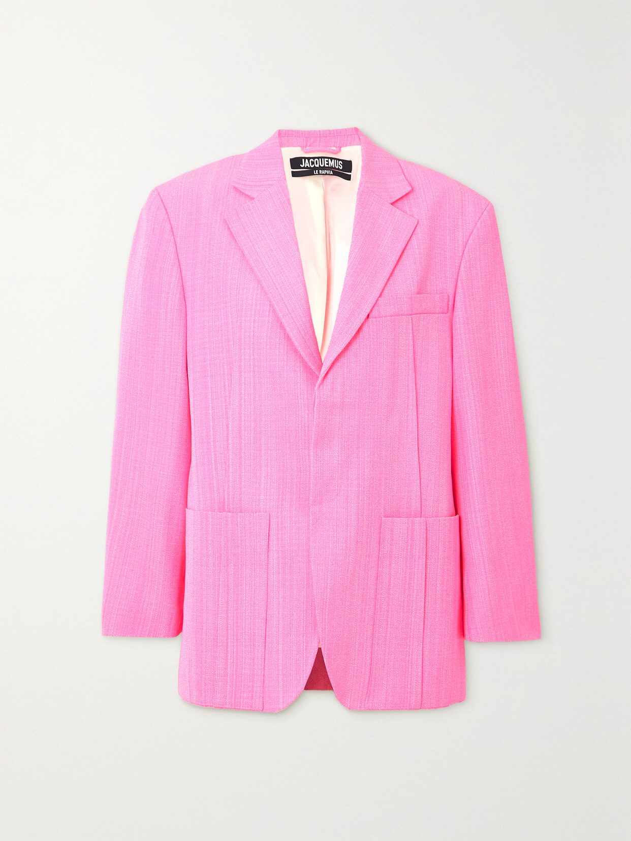 Jacquemus - Woven Blazer - Pink