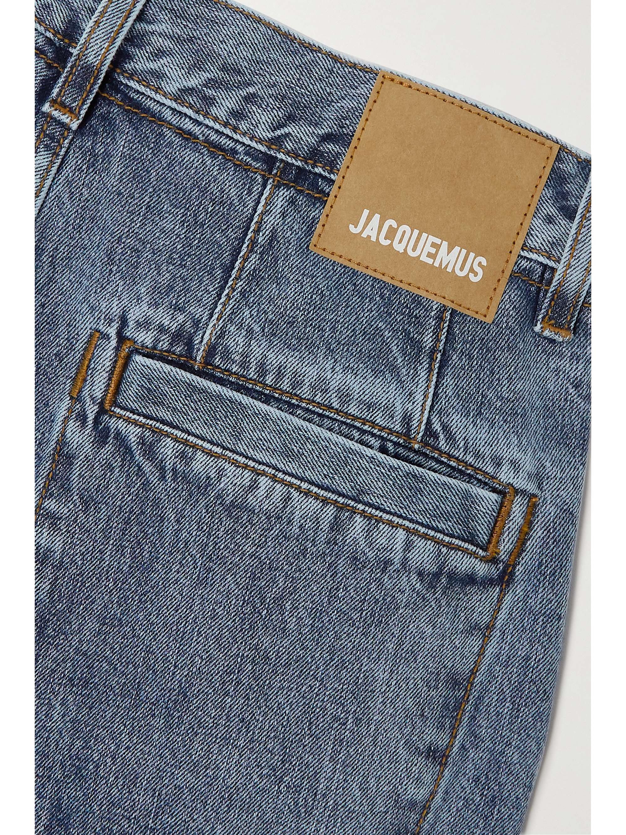 JACQUEMUS High-rise straight-leg jeans