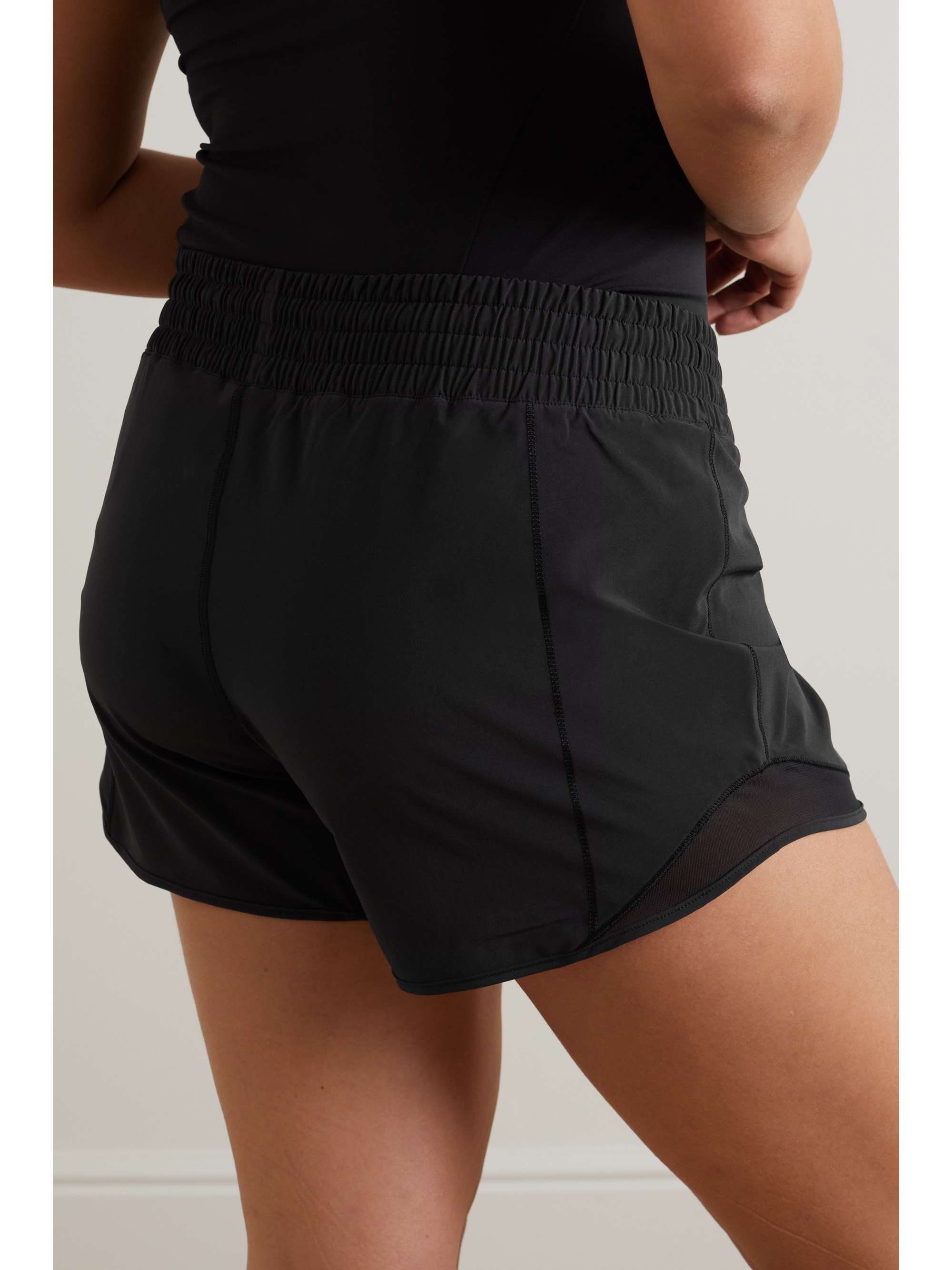 LULULEMON Hotty Hot 4" mesh-trimmed recycled-Swift shorts