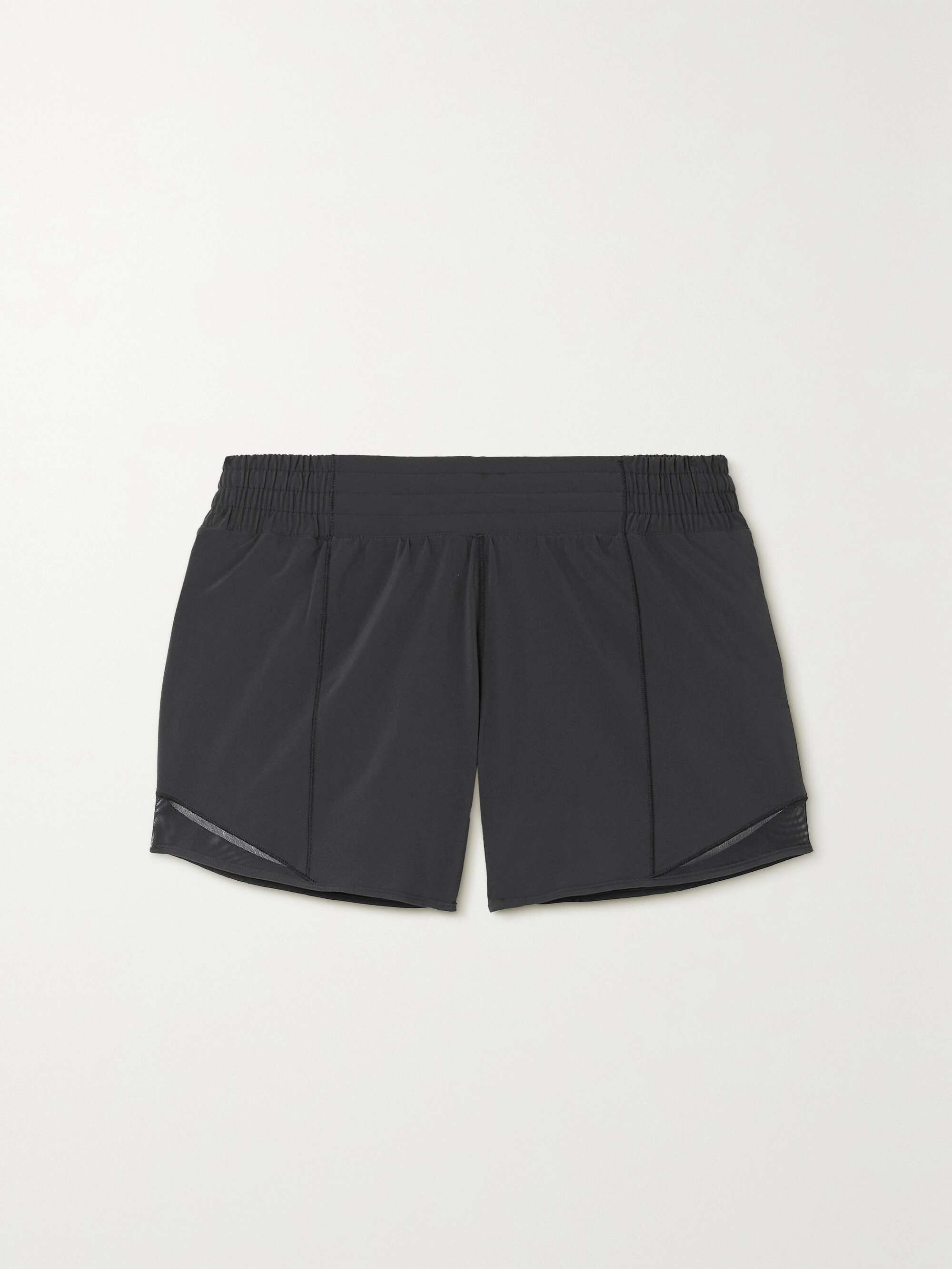 LULULEMON Hotty Hot low-rise mesh-paneled stretch recycled-Swift shorts - 4