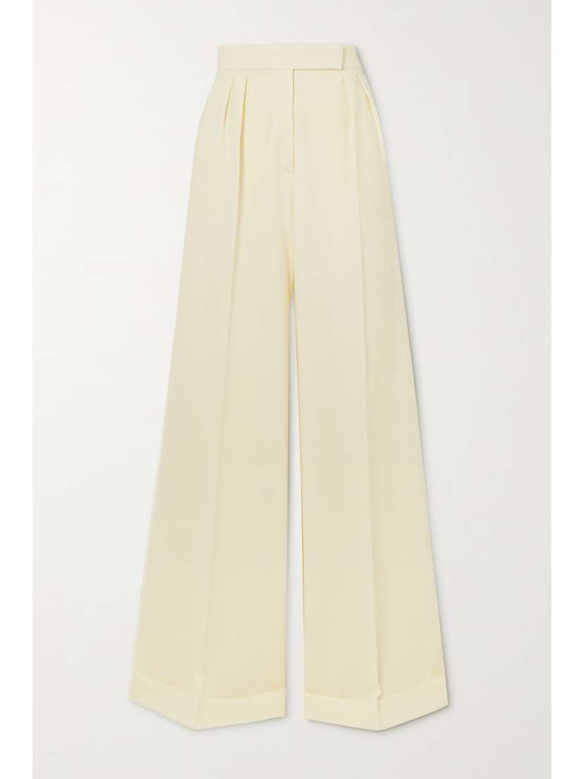 Max Mara — Catullo wool-jersey wide-leg pants
