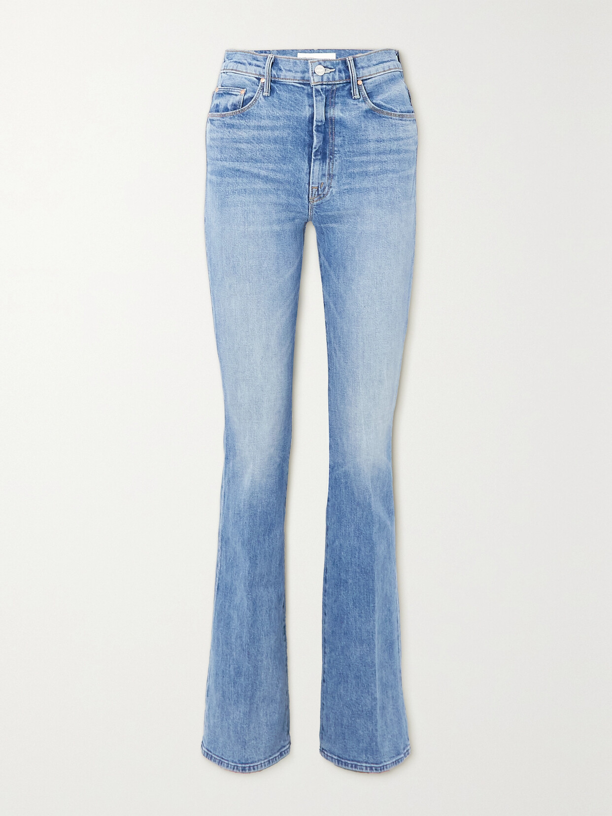 Mother - Weekender High-rise Flared Jeans - Blue