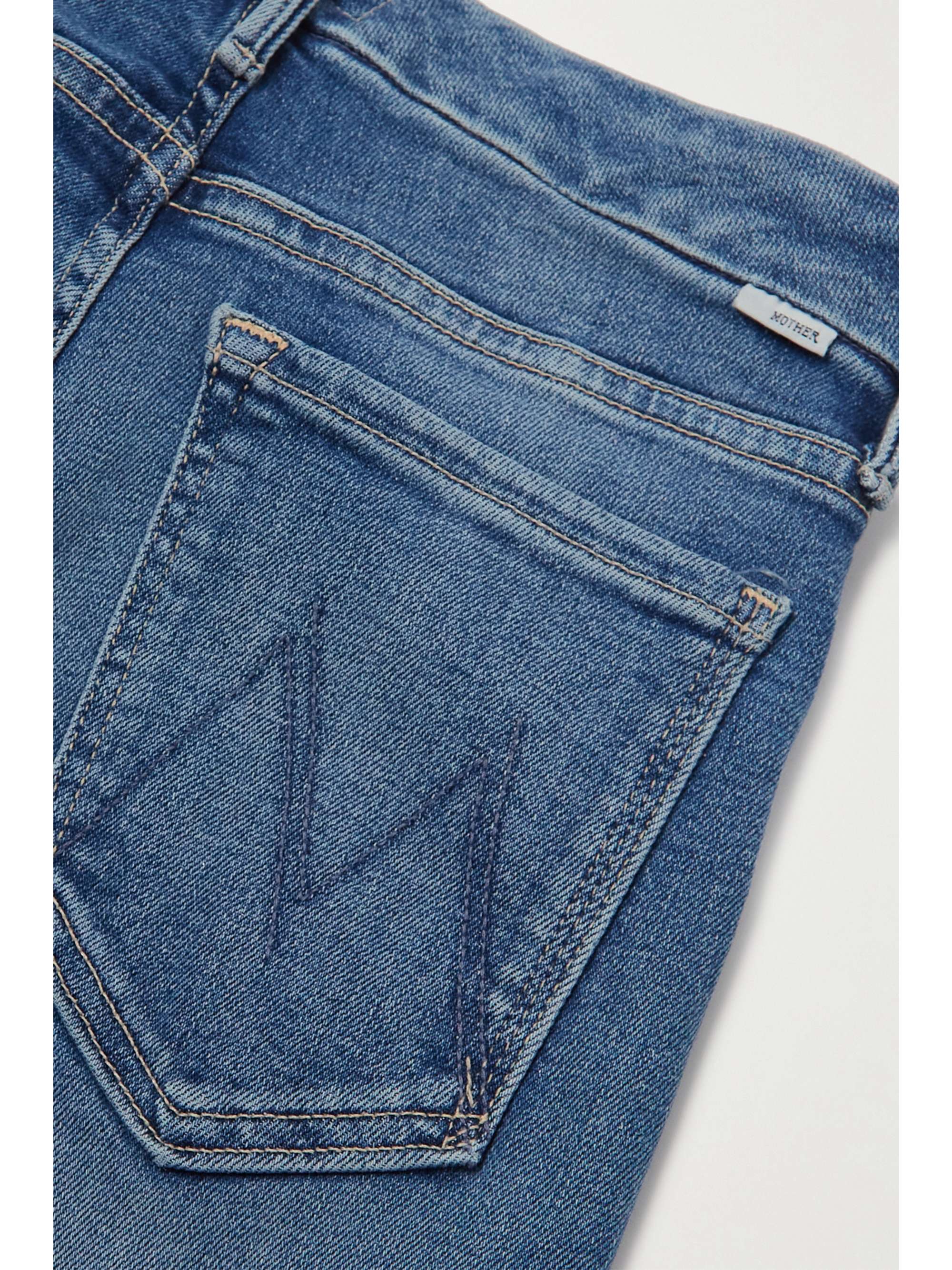 MOTHER The Roller mid-rise straight-leg jeans