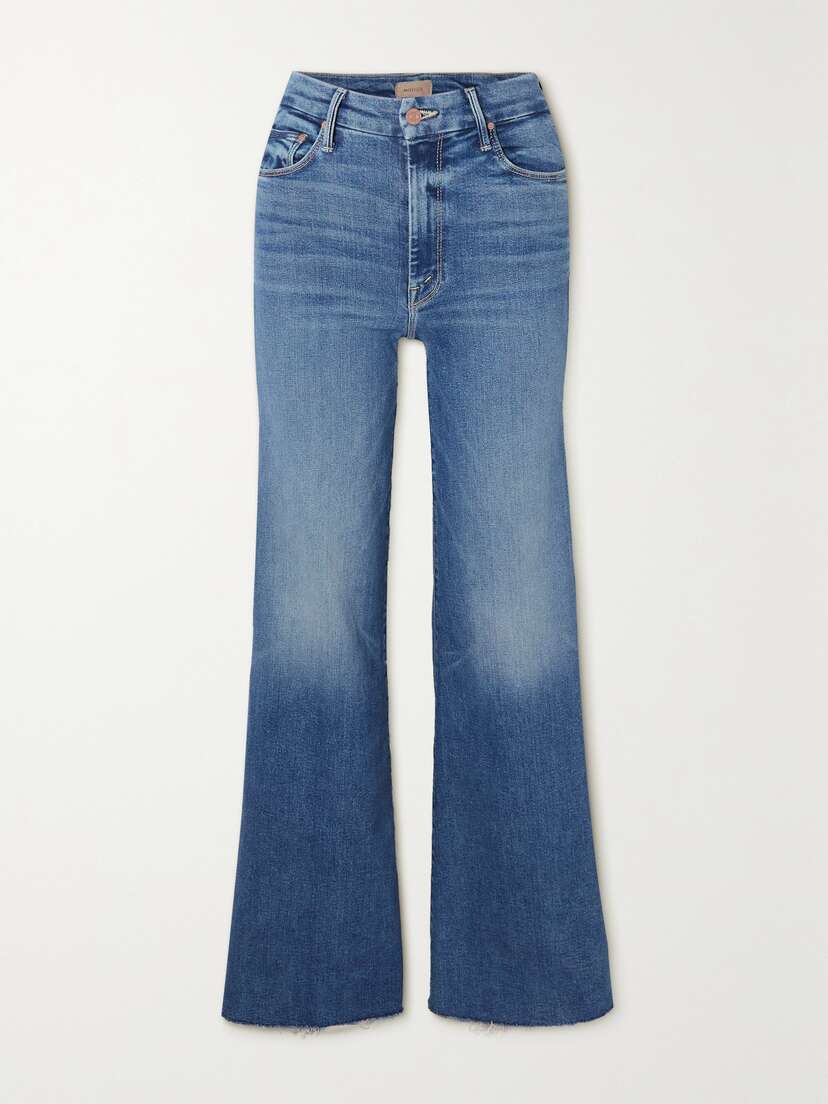 Mother + Net Sustain The Roller Mid-rise Straight-leg Jeans