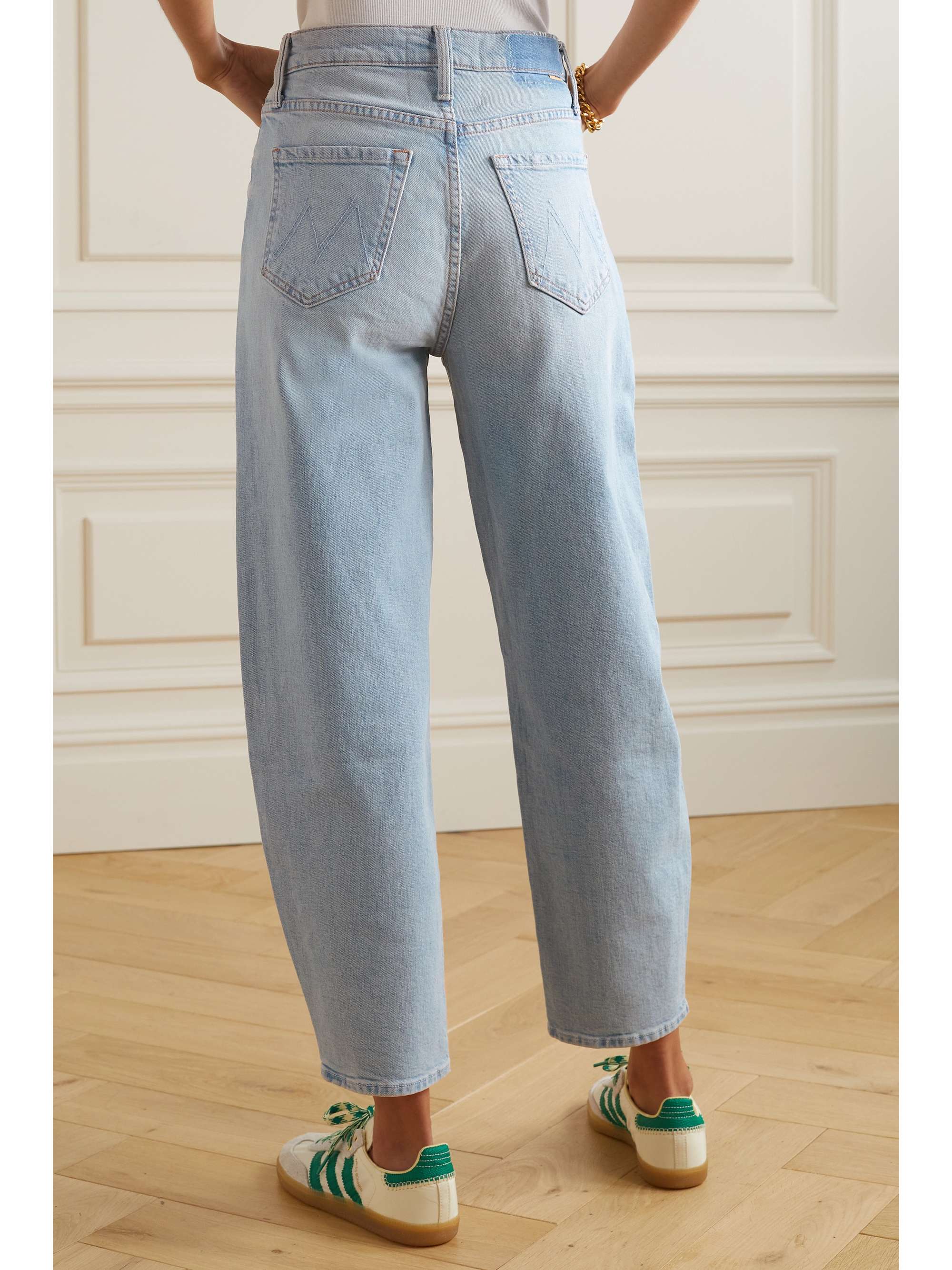 MOTHER The Curbside highrise tapered jeans NETAPORTER
