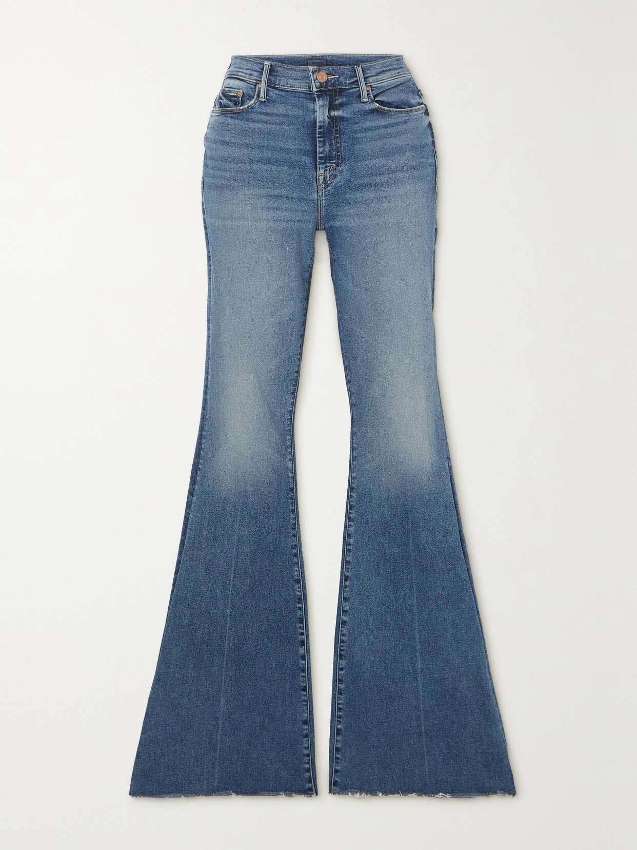 Mother The Super Cruiser High-rise Flared Jeans