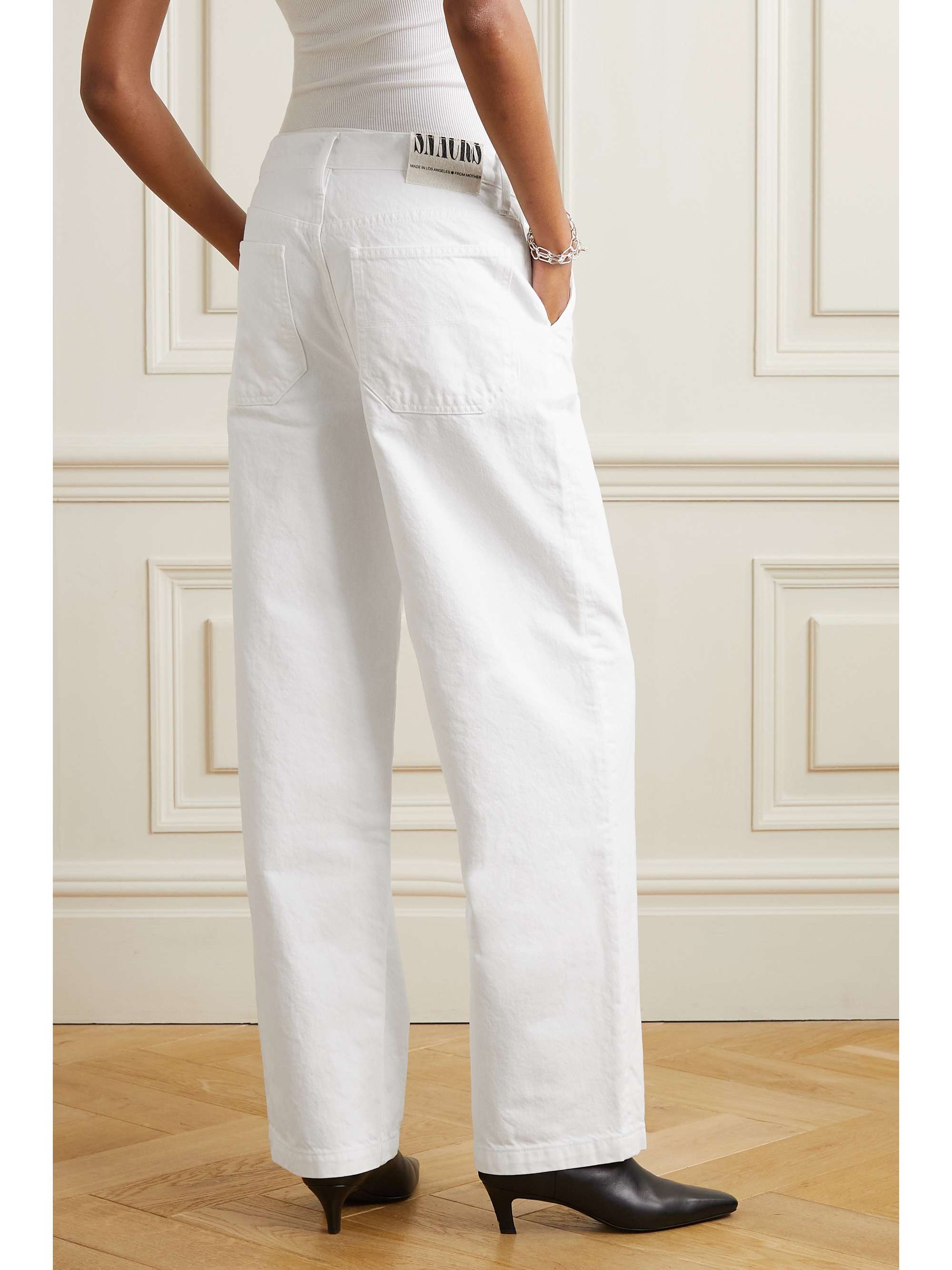 MOTHER Jean droit taille haute SNACKS!