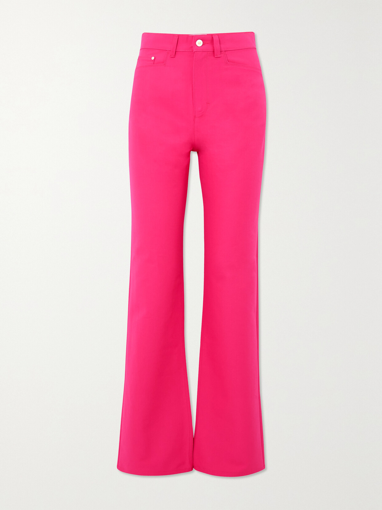 Wandler Rose Recycled High-rise Straight-leg Jeans - Pink
