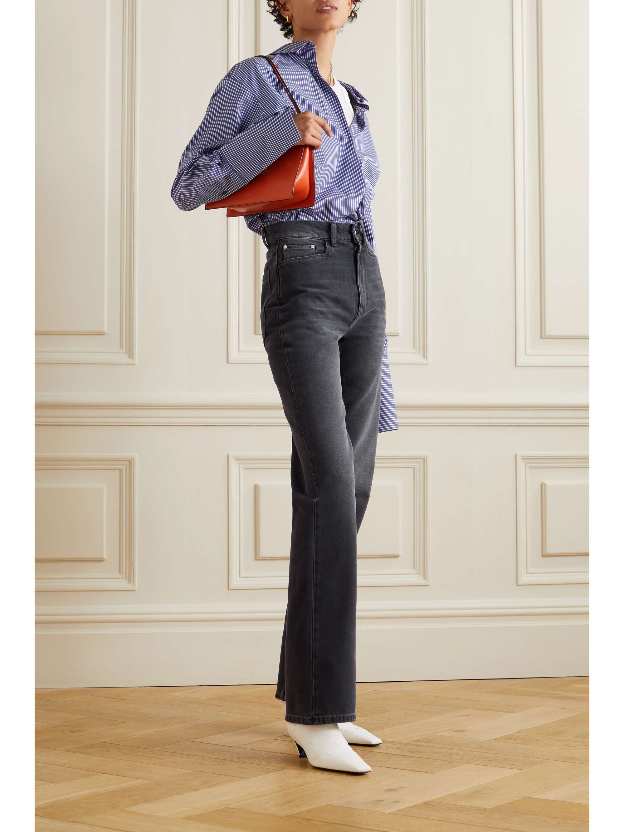 WANDLER Rose recycled high-rise straight-leg jeans | NET-A-PORTER