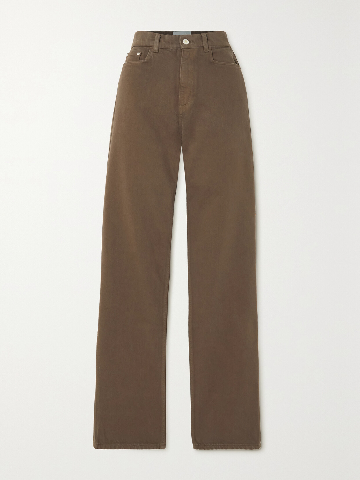 Wandler Poppy High-rise Straight-leg Jeans - Brown