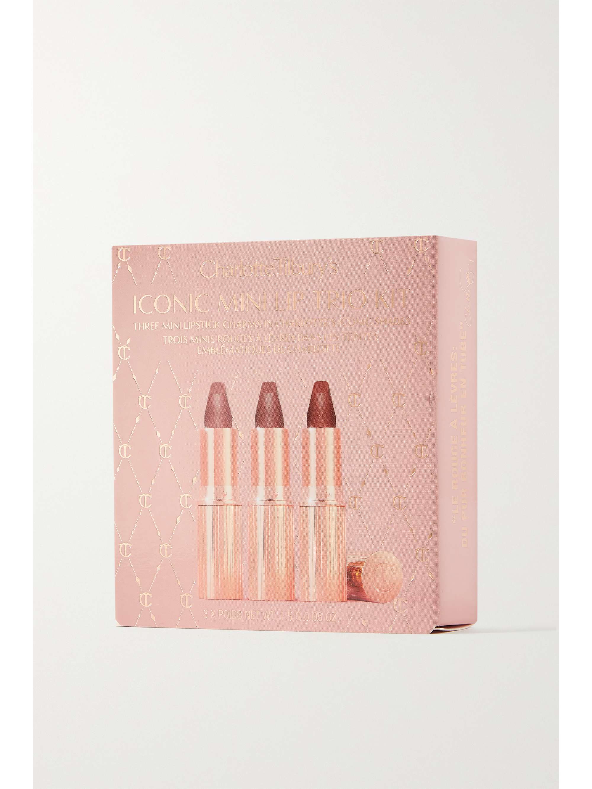 CHARLOTTE TILBURY Trio de mini-rouges à lèvres iconiques