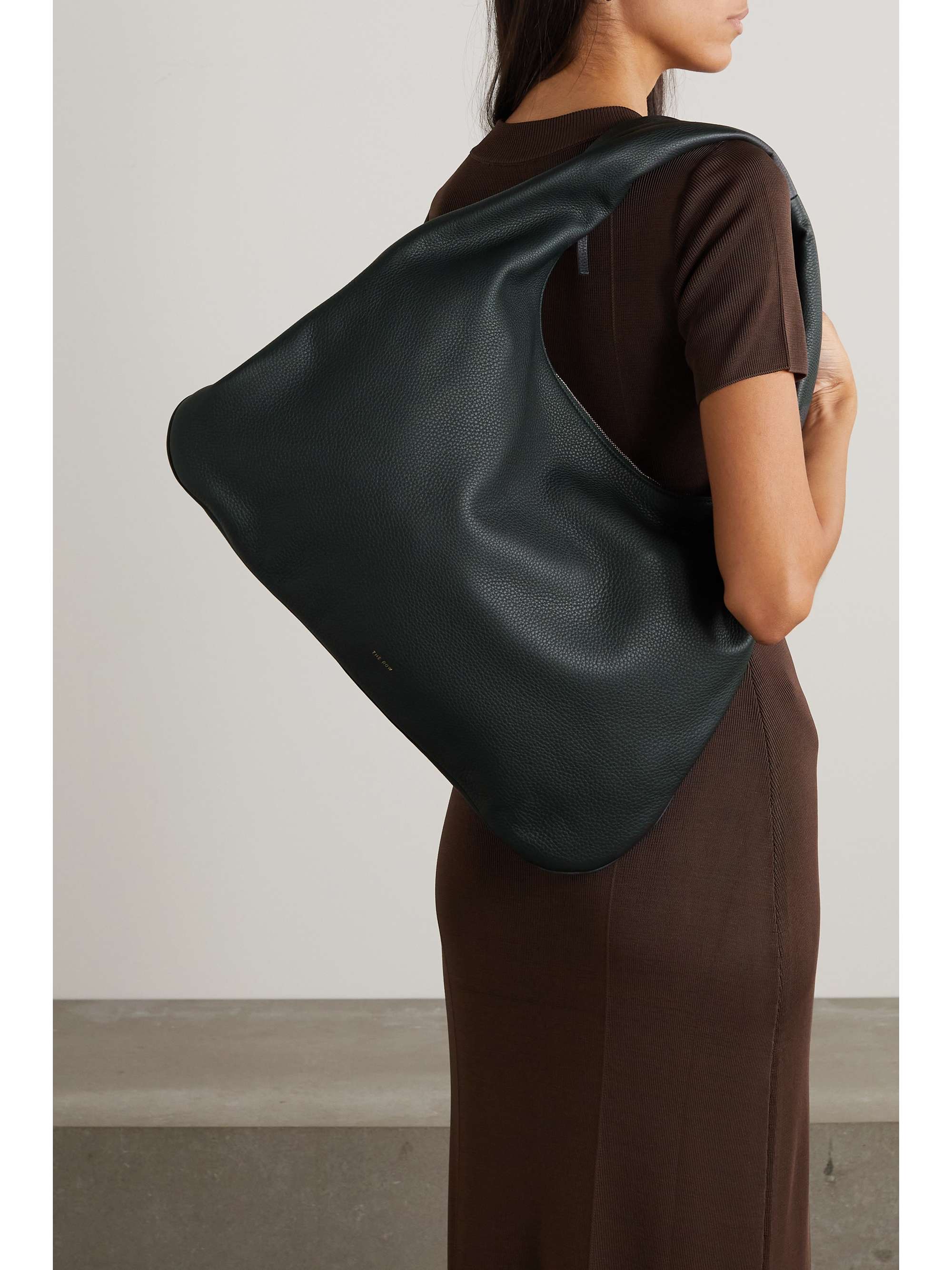 THE ROW Everyday texturedleather shoulder bag NETAPORTER