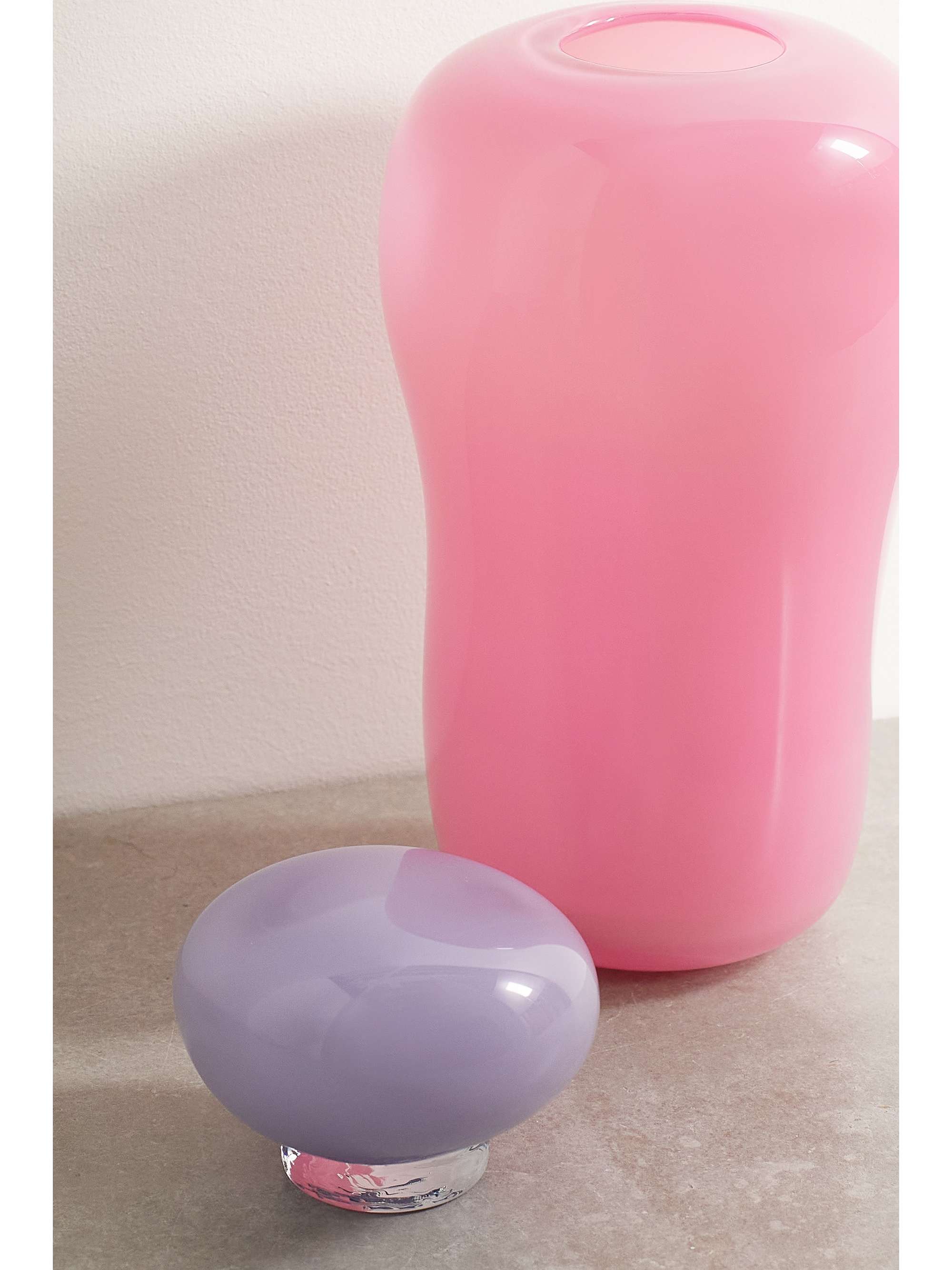 HELLE MARDAHL Vase avec couvercle en verre Bon Bon Mega Medium