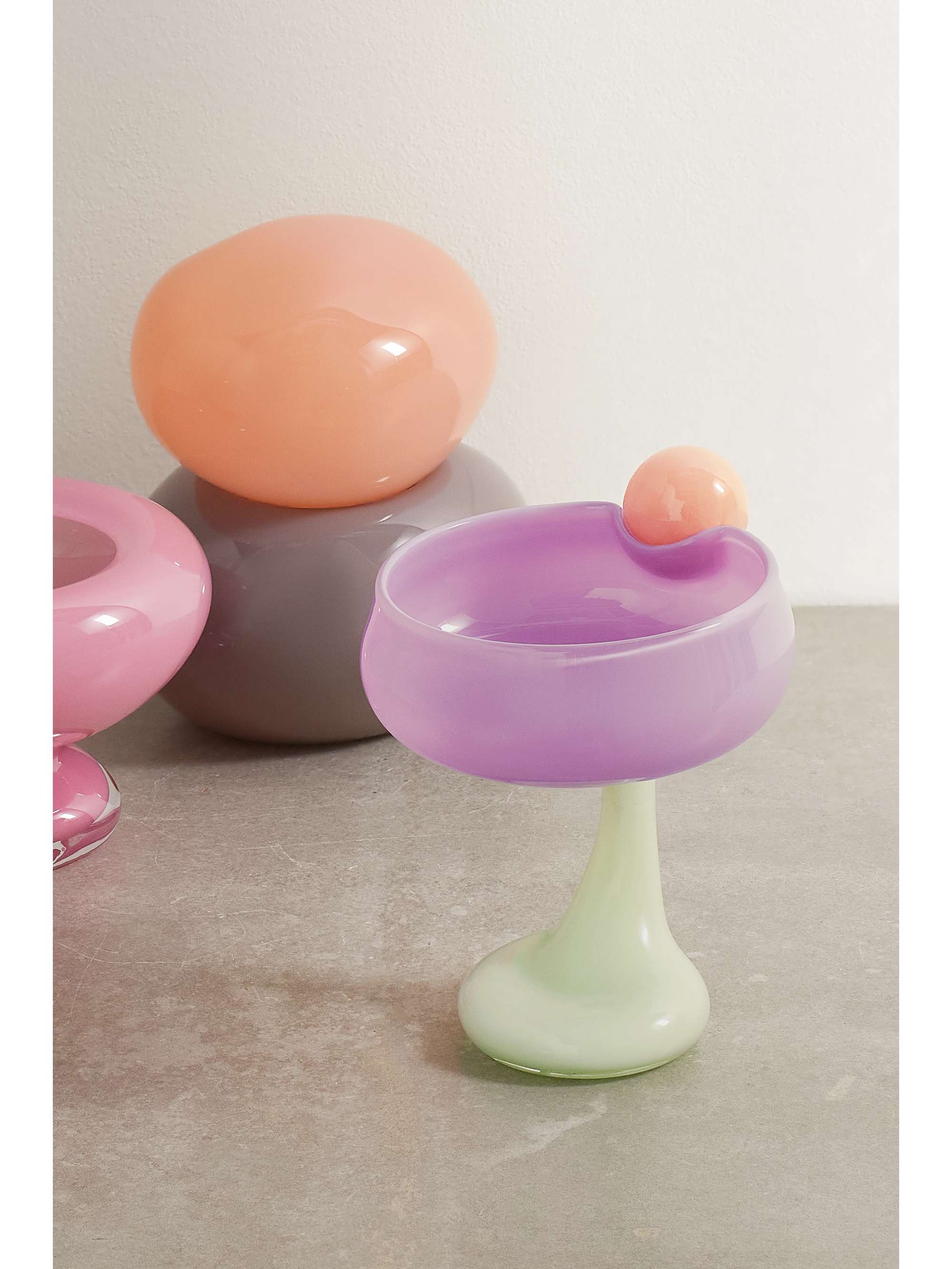 Bon Bon With a Twist glass cocktail coupe