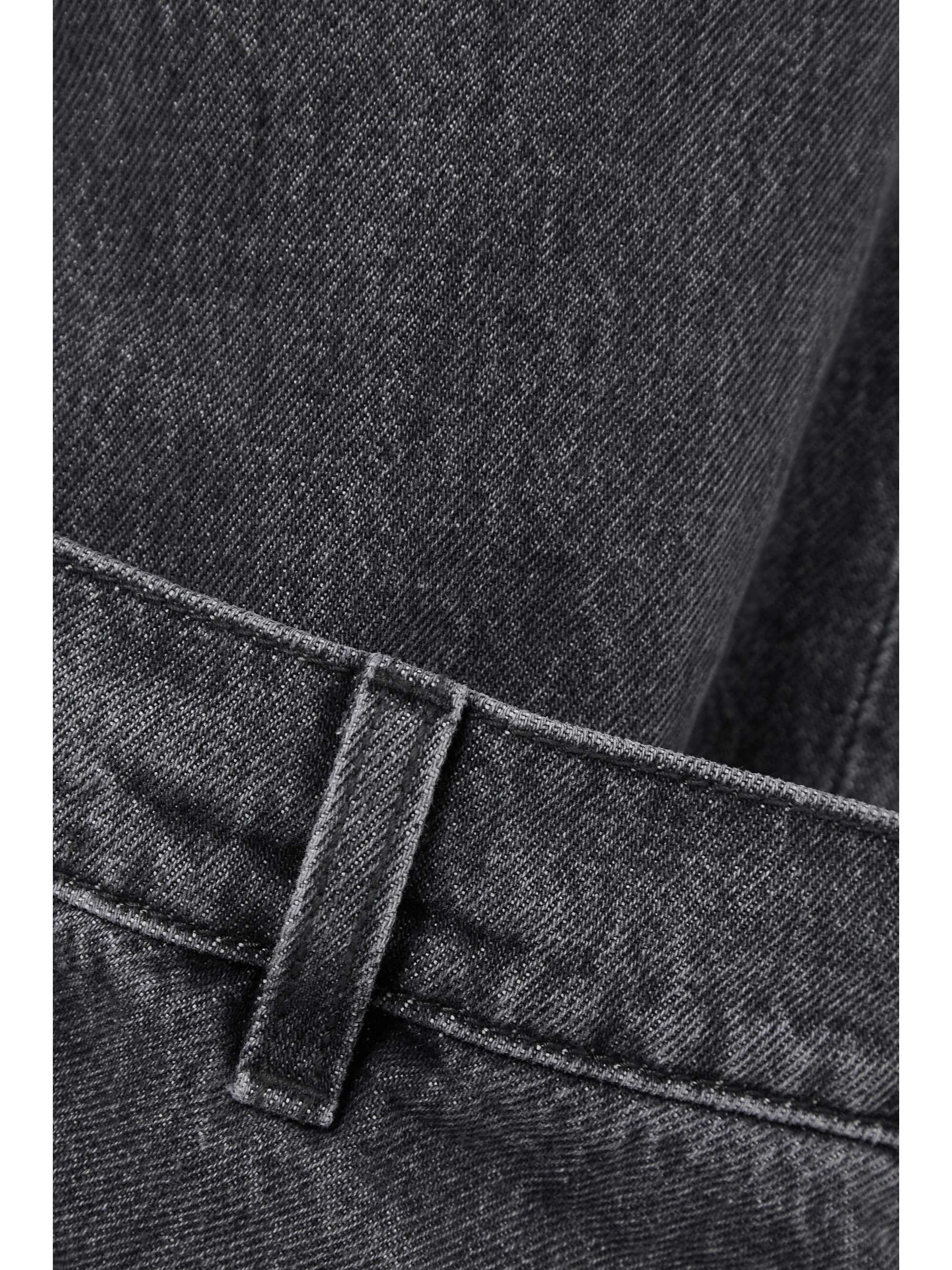 JW ANDERSON Bucket distressed mid-rise wide-leg jeans