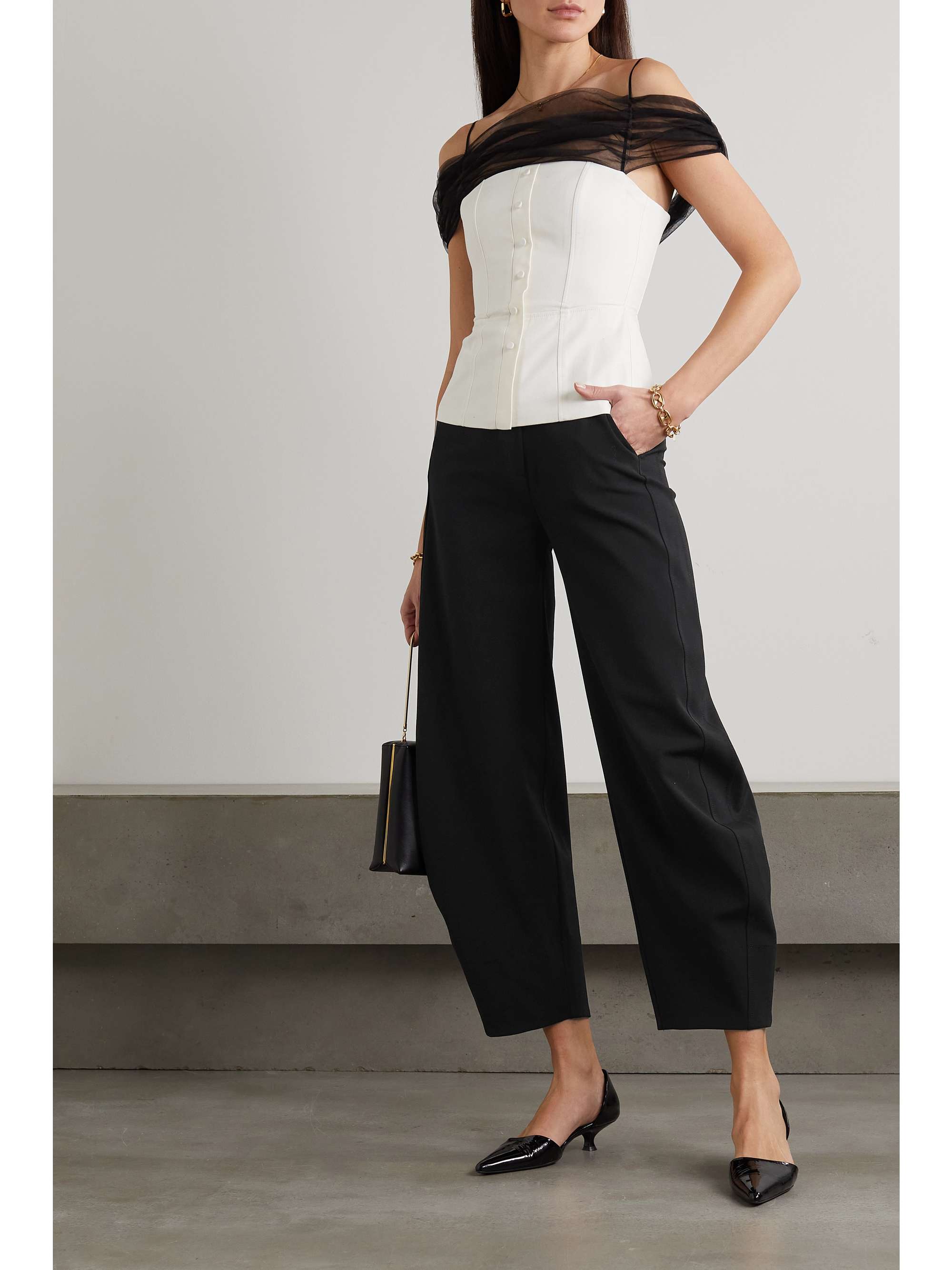 RENAISSANCE RENAISSANCE Yerevan twill tapered pants