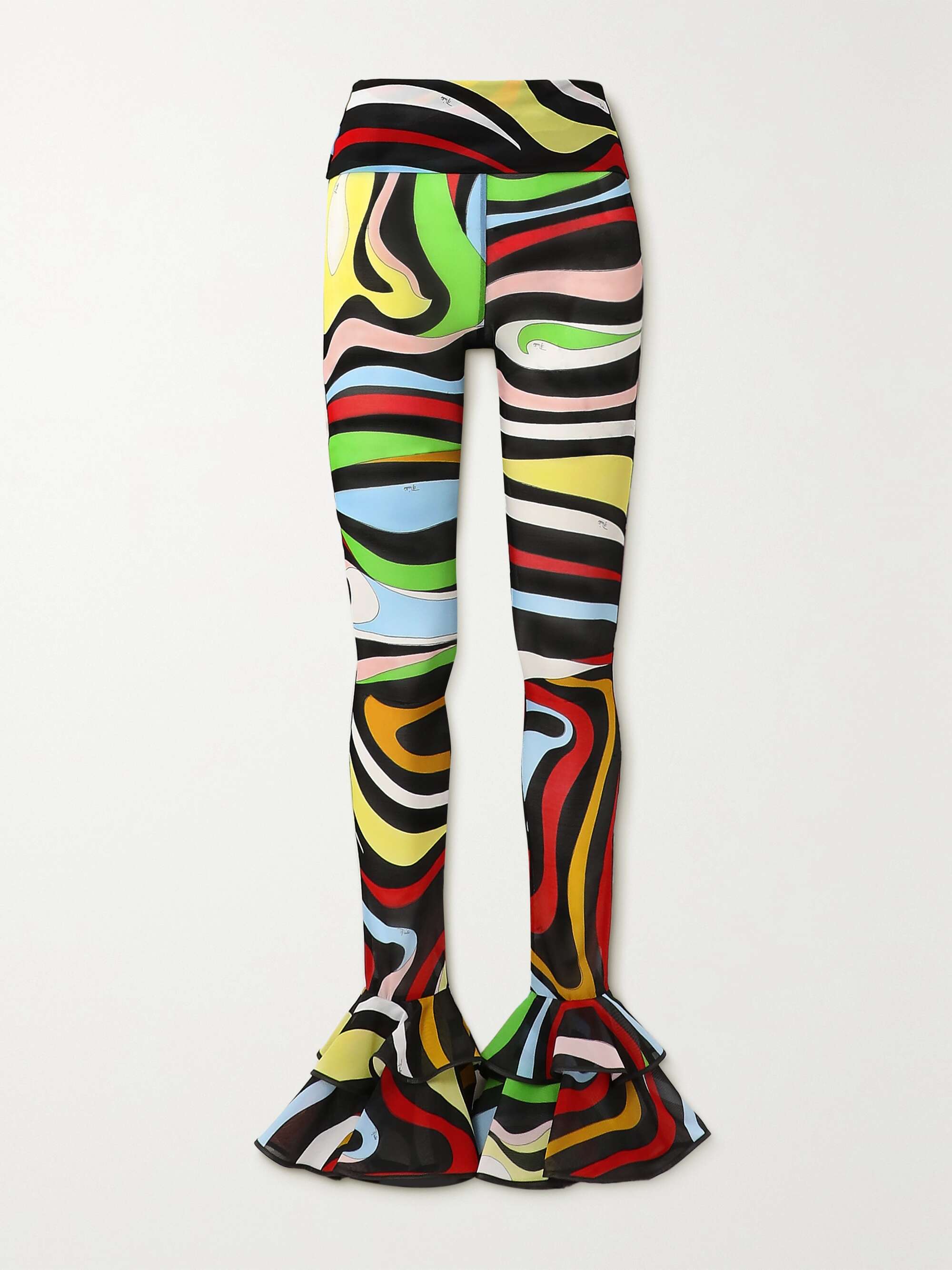 Printed skinny pants deals