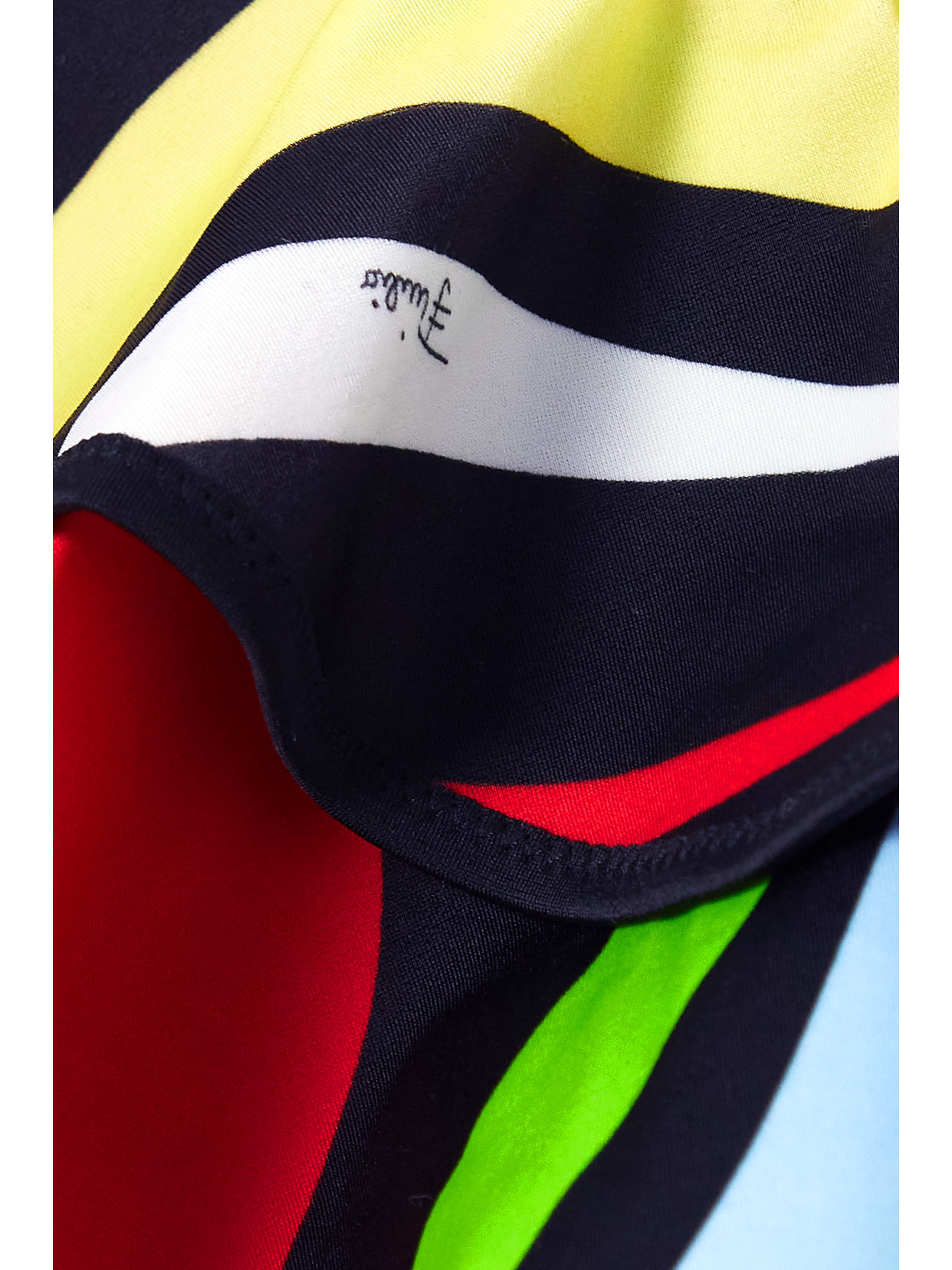 Pucci Marmo Printed Ruffled Bikini Briefs In Black