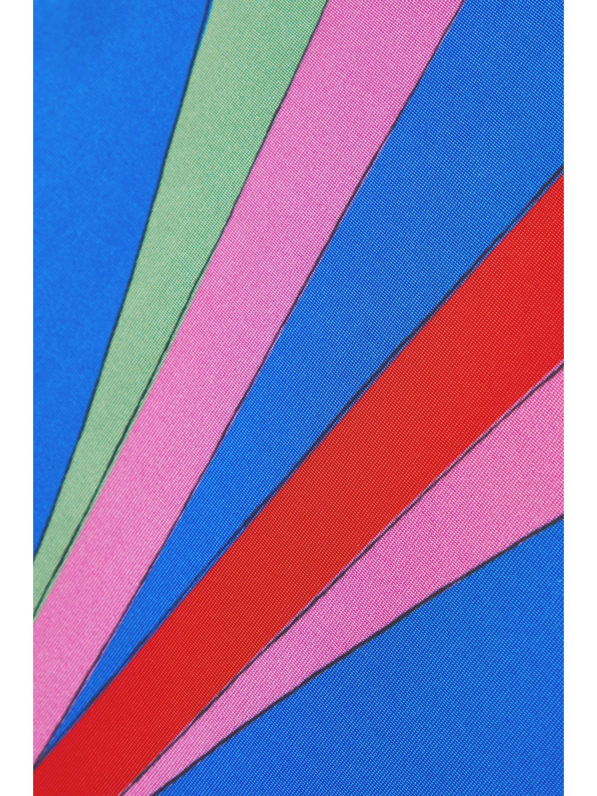 PUCCI Oberteil aus bedrucktem Stretch-Jersey mit Schluppe aus Seiden-Twill