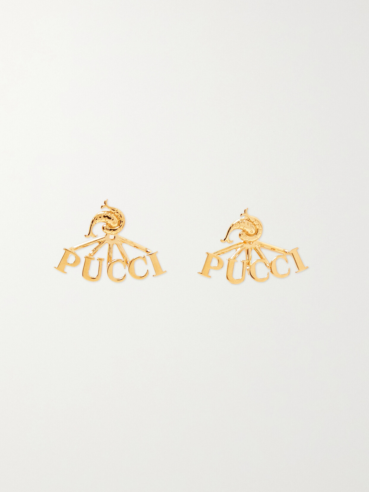 PUCCI - Gold-plated Earrings - One size