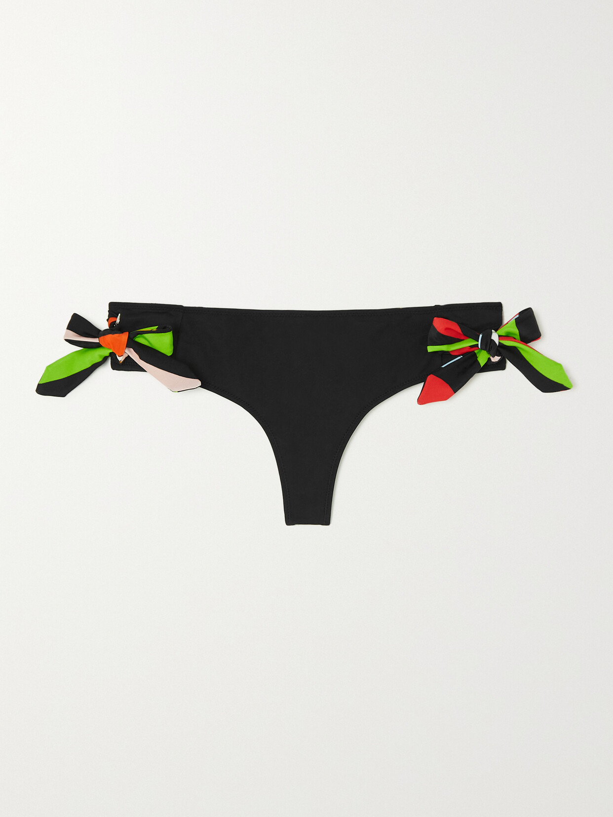 Pucci Printed Bikini Briefs In Black