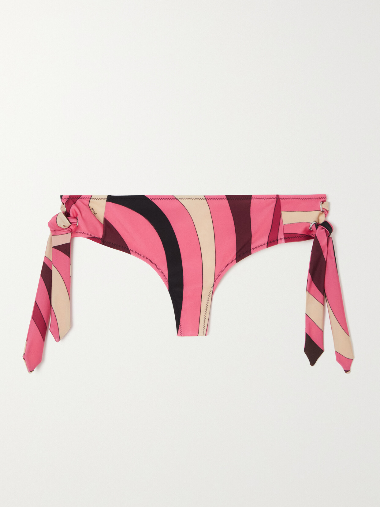 Shop Pucci Marmo Printed Bikini Briefs In Pink