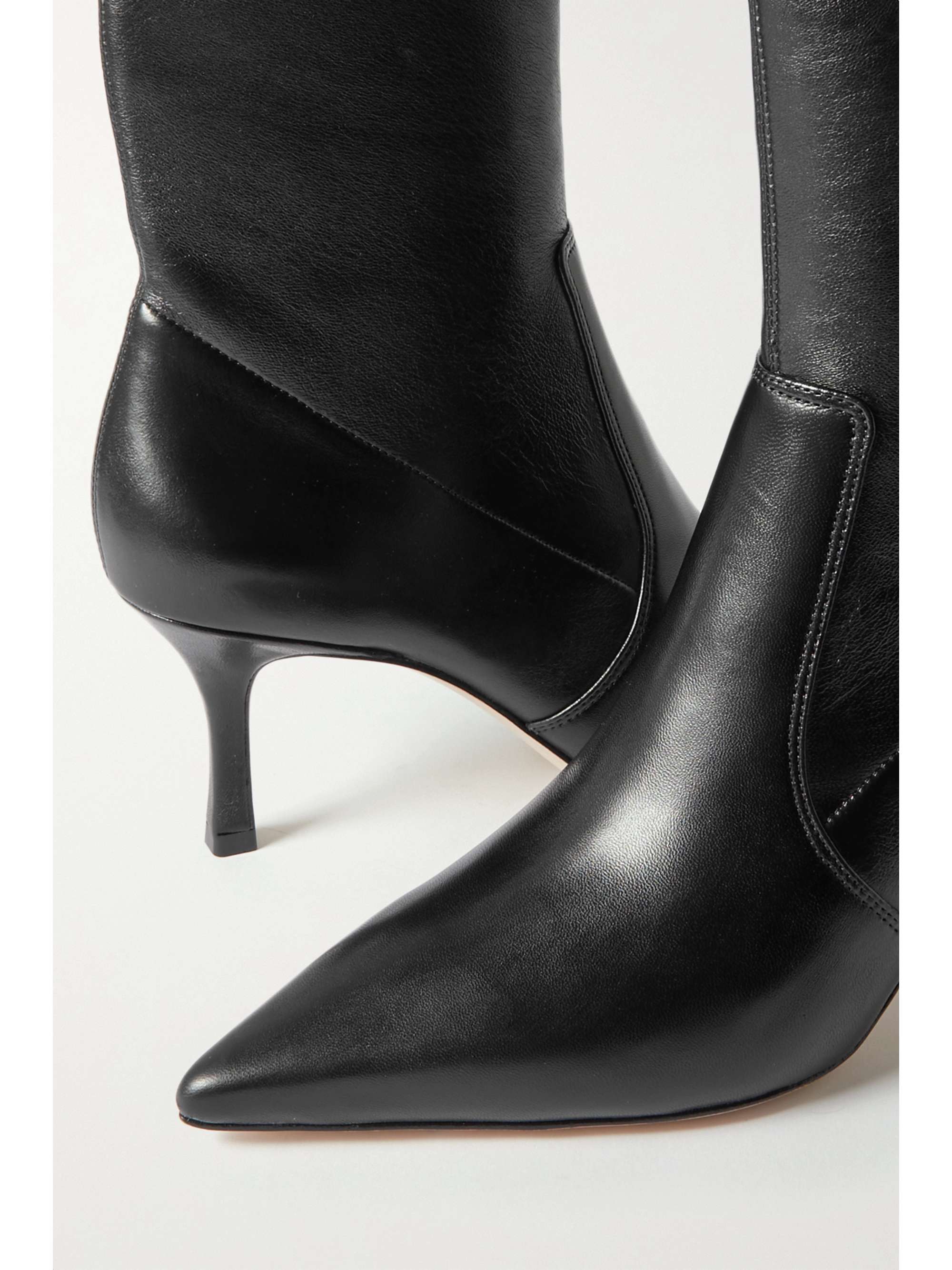 PORTE & PAIRE The Stretch leather sock boots