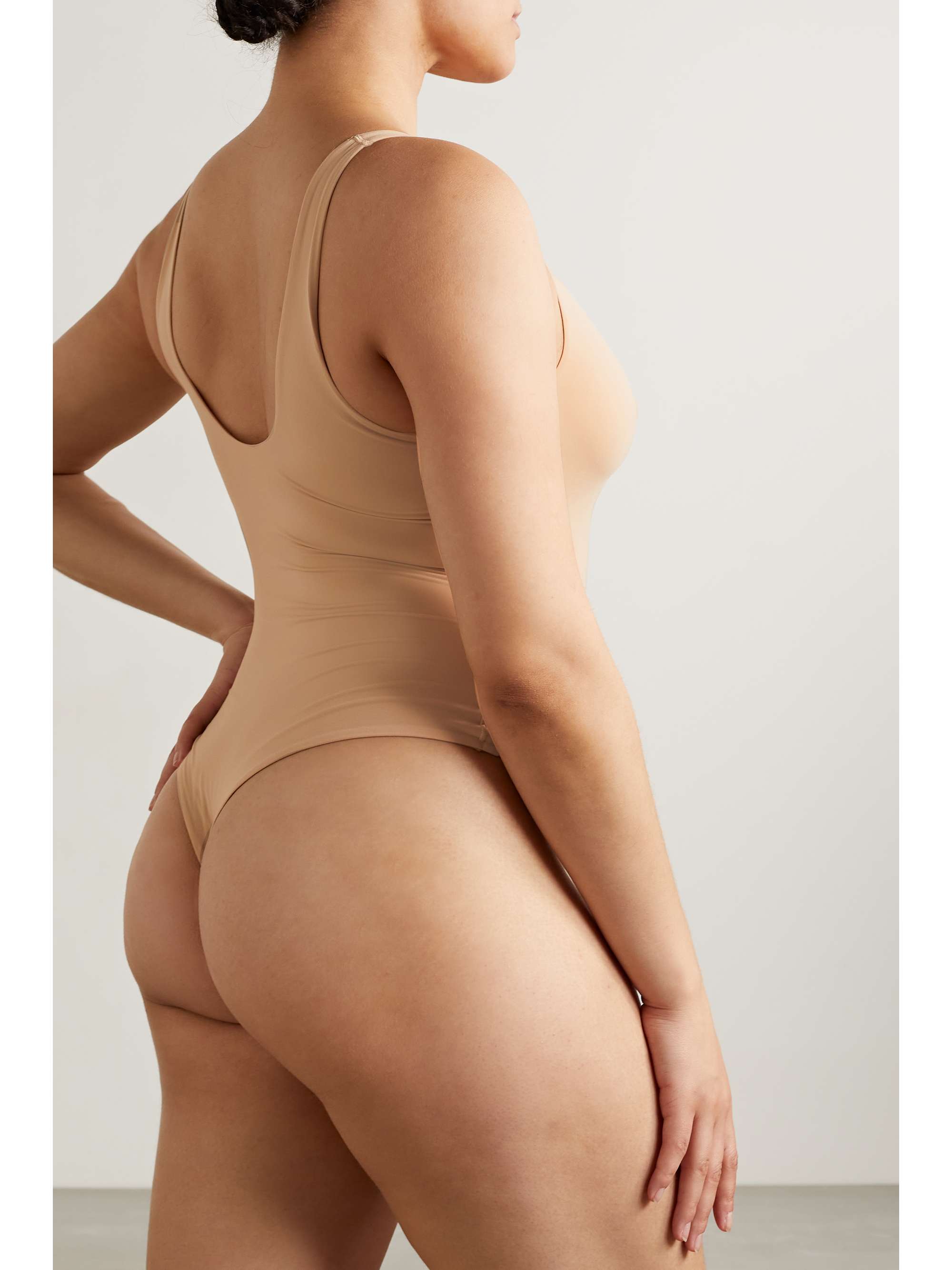 SKIMS Fits Everybody thong bodysuit - Navy