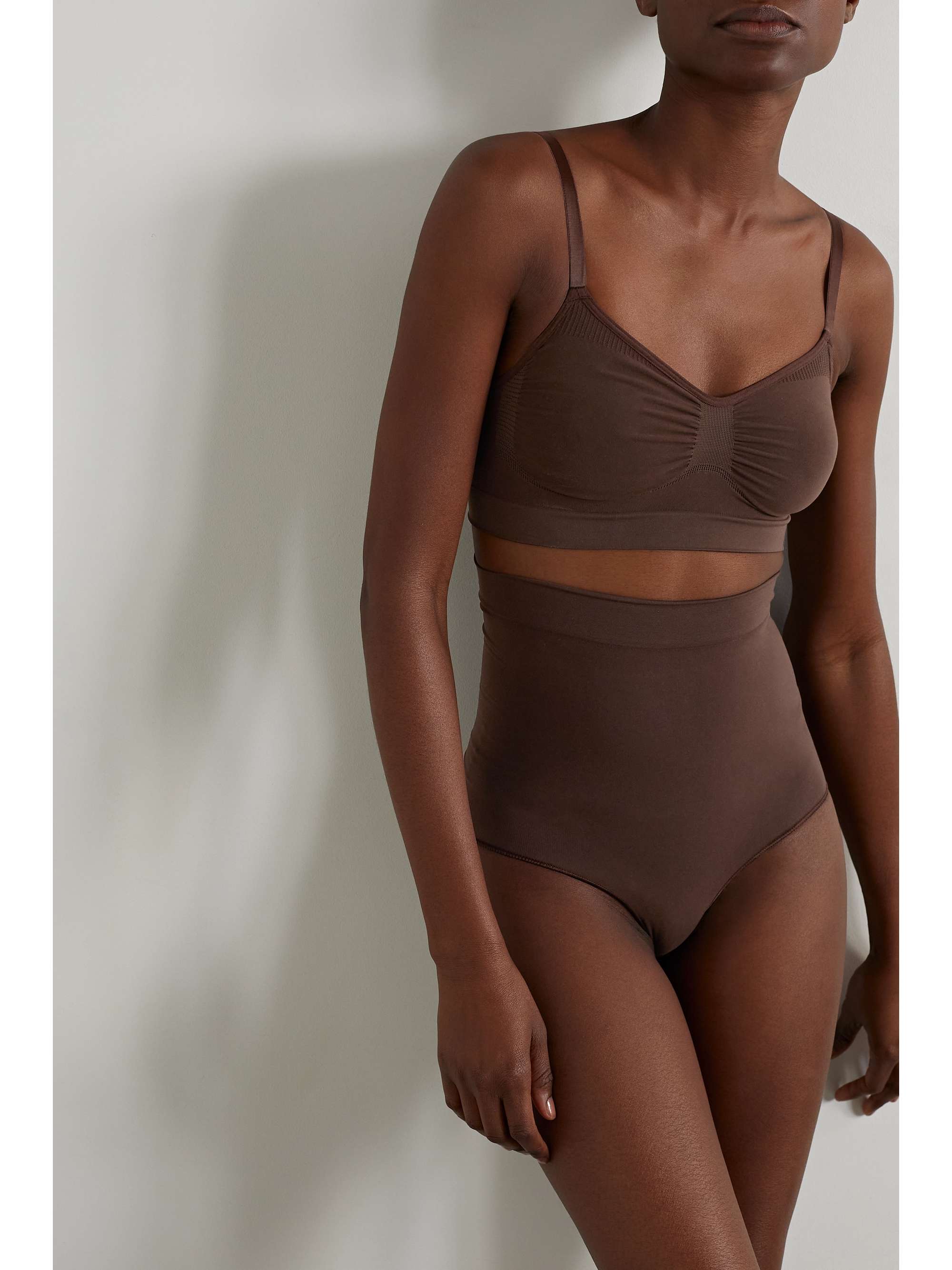 SKIMS Seamless Sculpt High Waist briefs - Cocoa