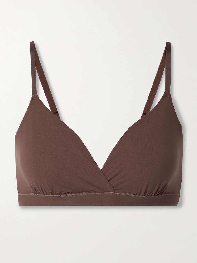 Skims Fits Everybody Crossover Bralette - Cocoa