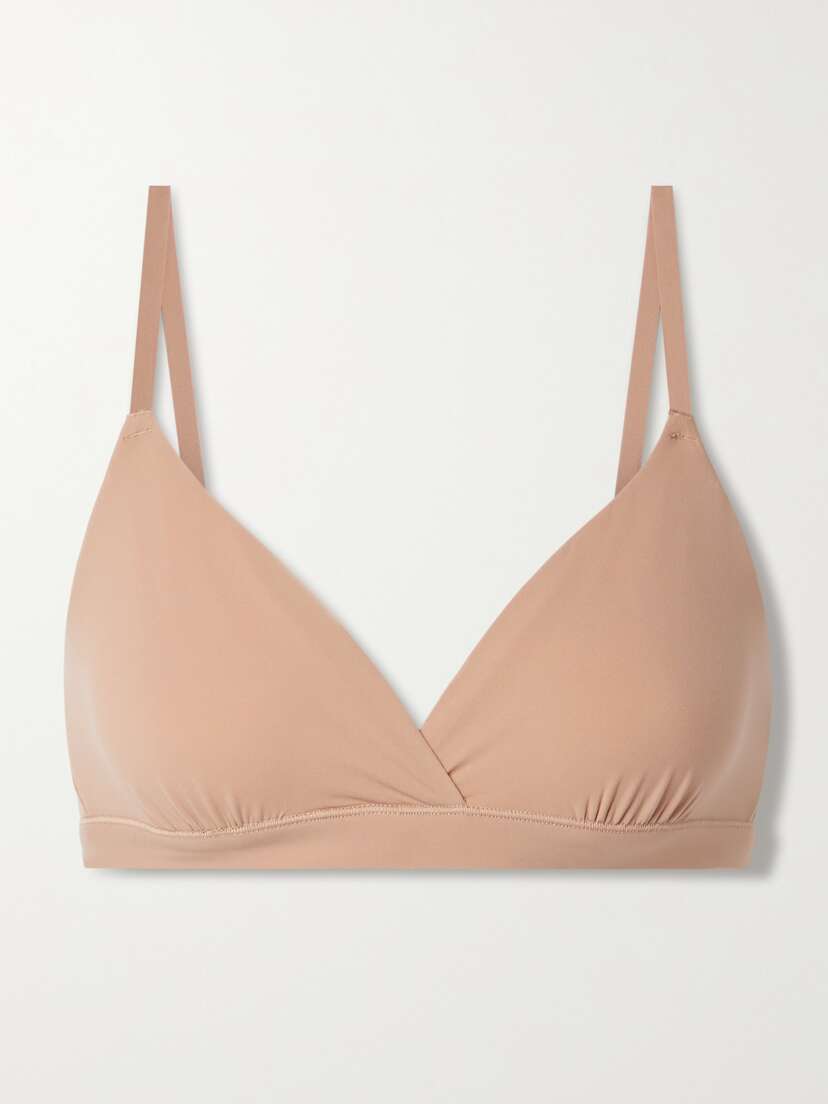 Skims Fits Everybody Crossover Bralette - Ochre