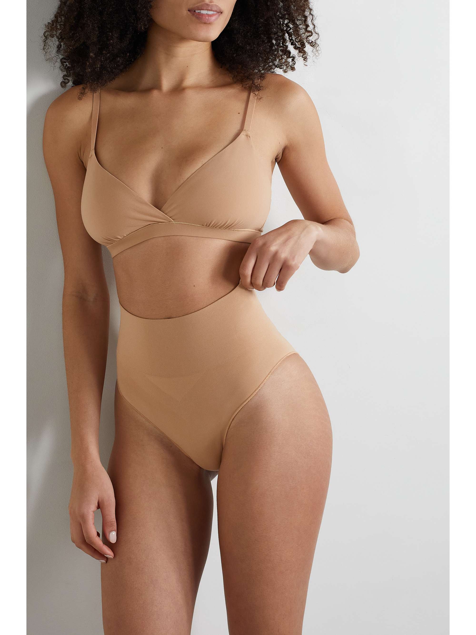 SKIMS Core Control stretch briefs - Ochre