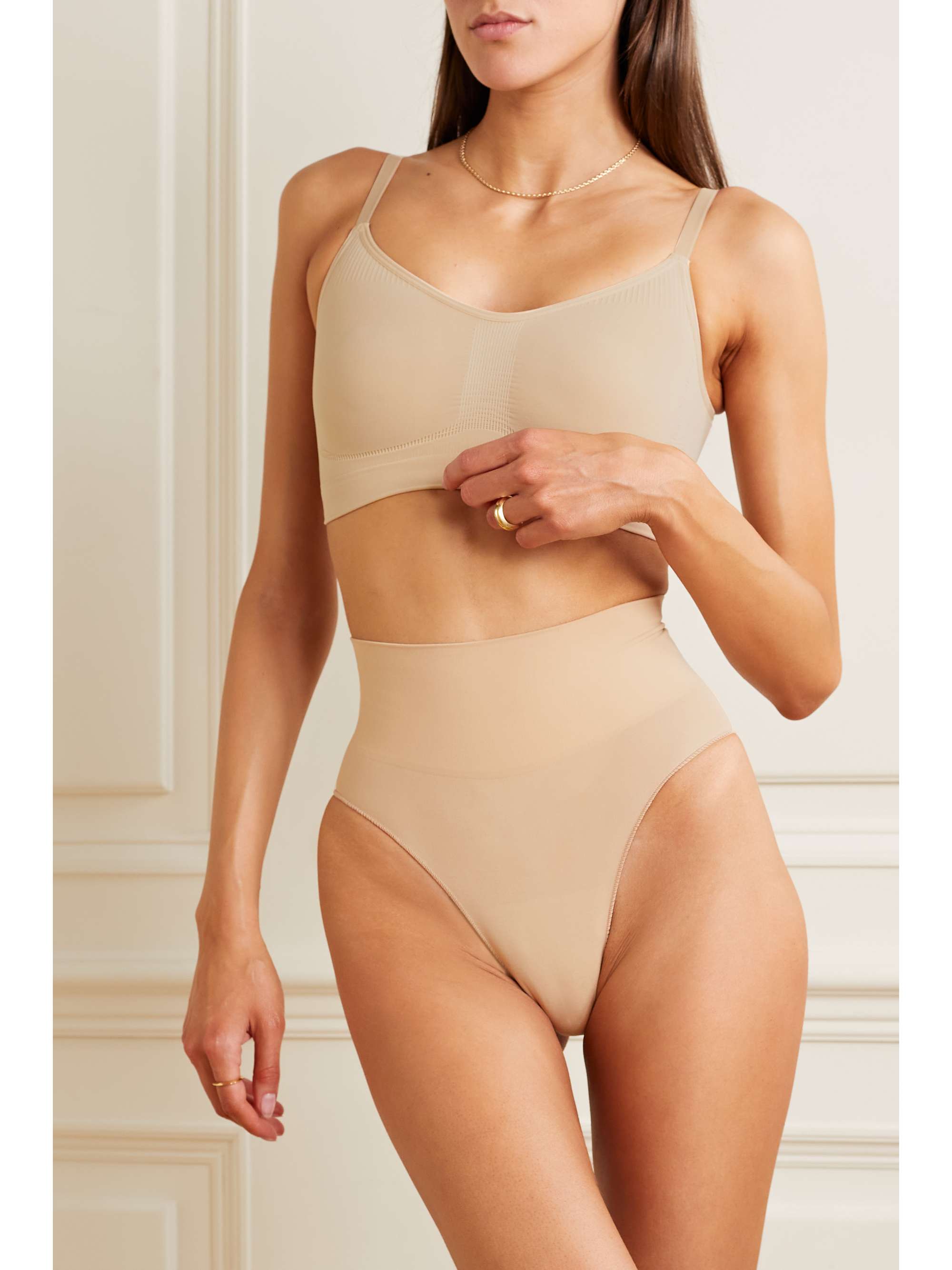 Core Control thong - Ochre