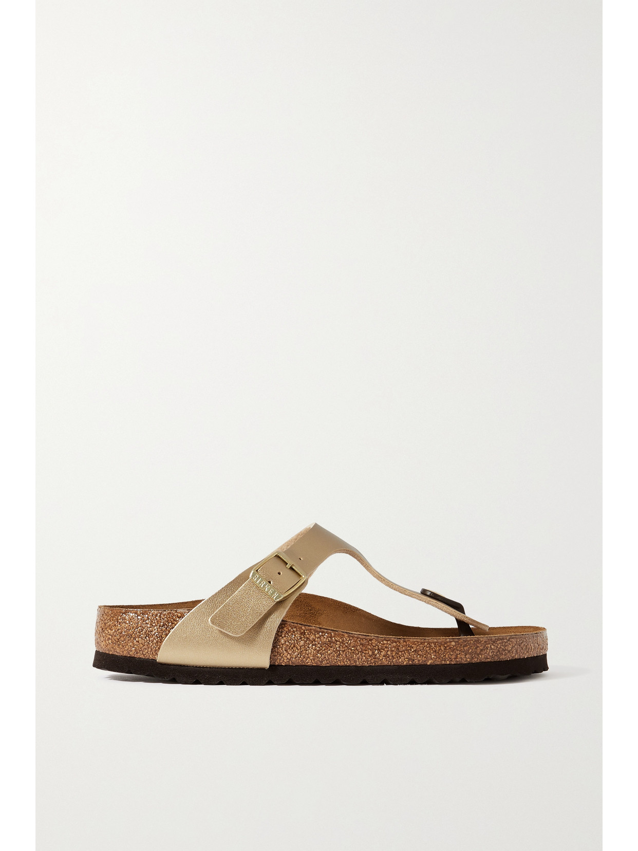 Birkenstock - Gizeh Metallic Birko-flor Sandals - Gold