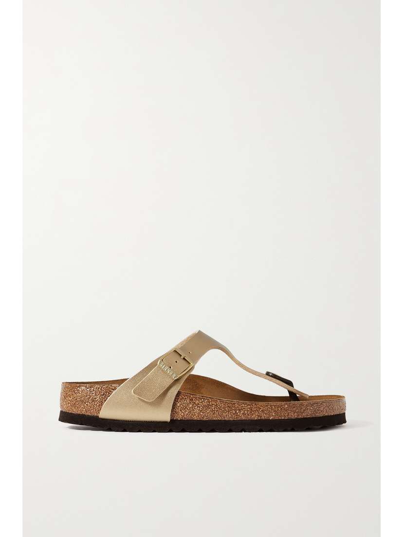 Birkenstock Gizeh Metallic Birko-flor Sandals