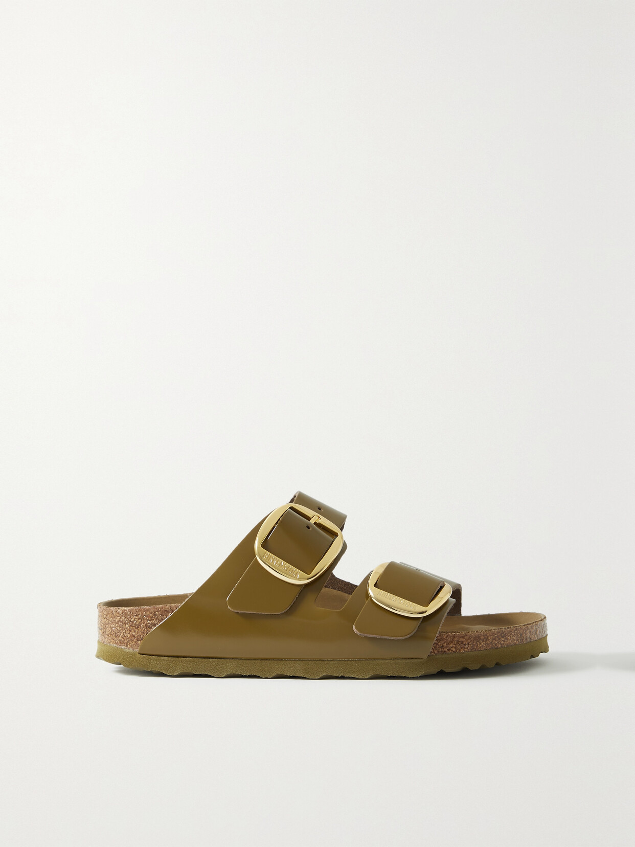 Birkenstock - Arizona Patent-leather Sandals - Green