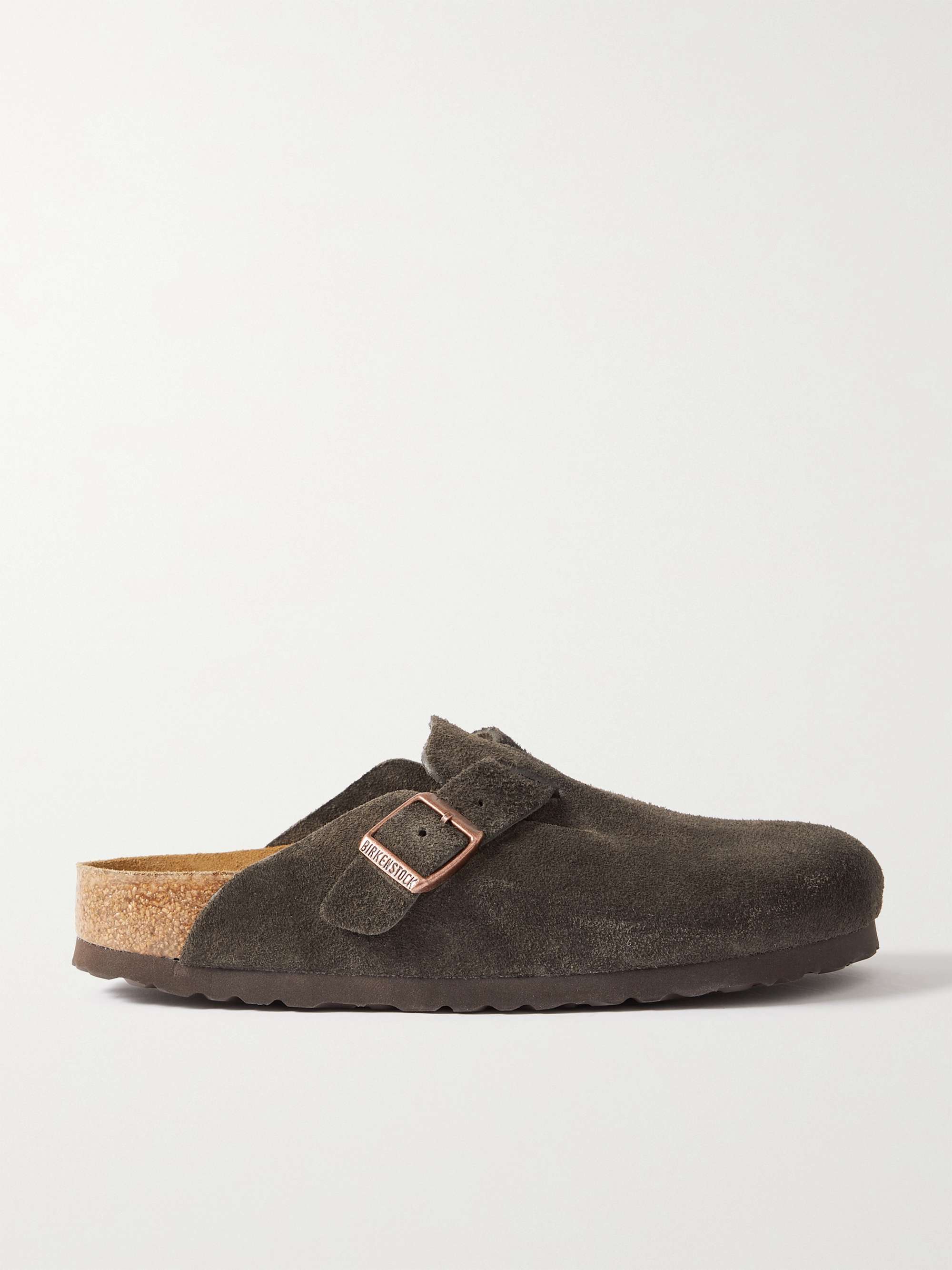 Birkenstock Boston Suede Leather Clog